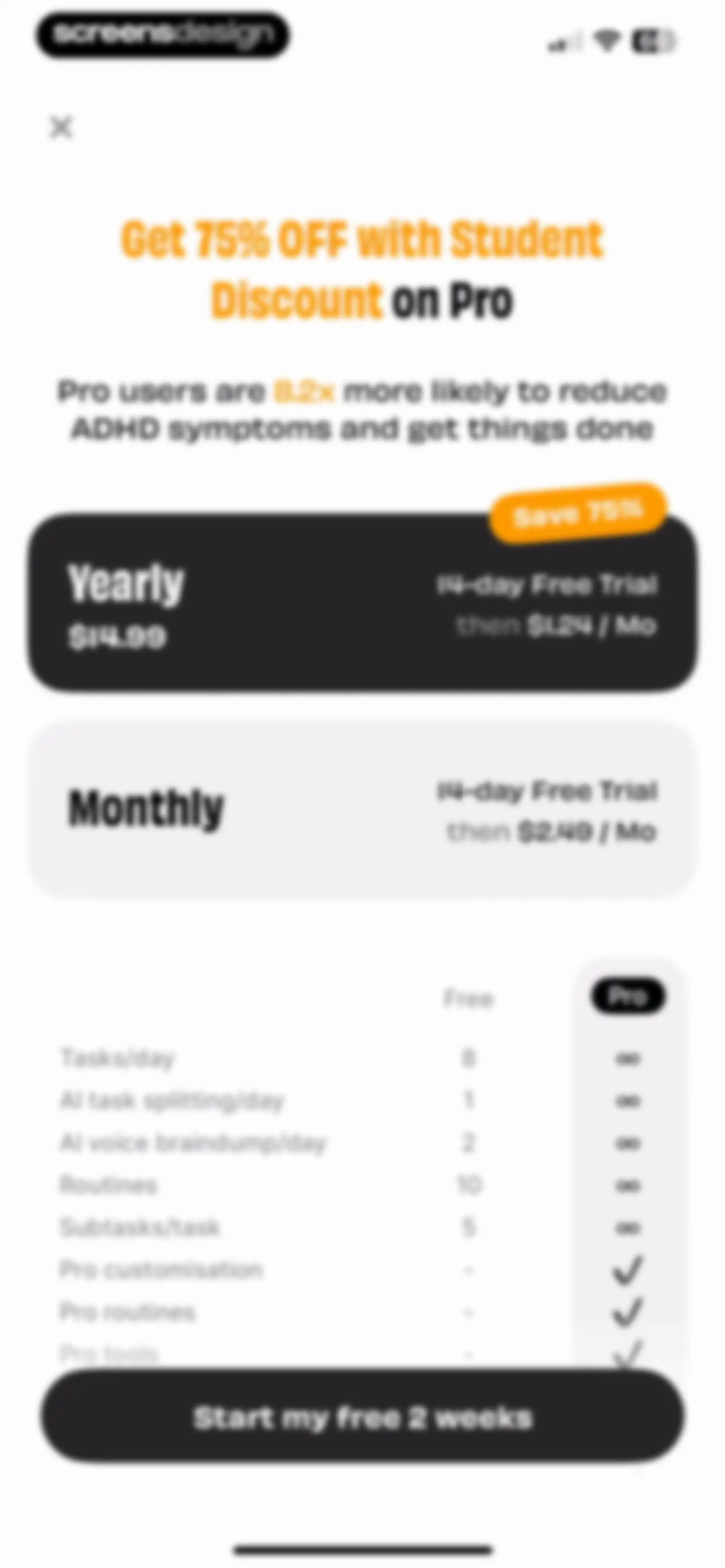 Numo: Cringe-Free ADHD App screen 30