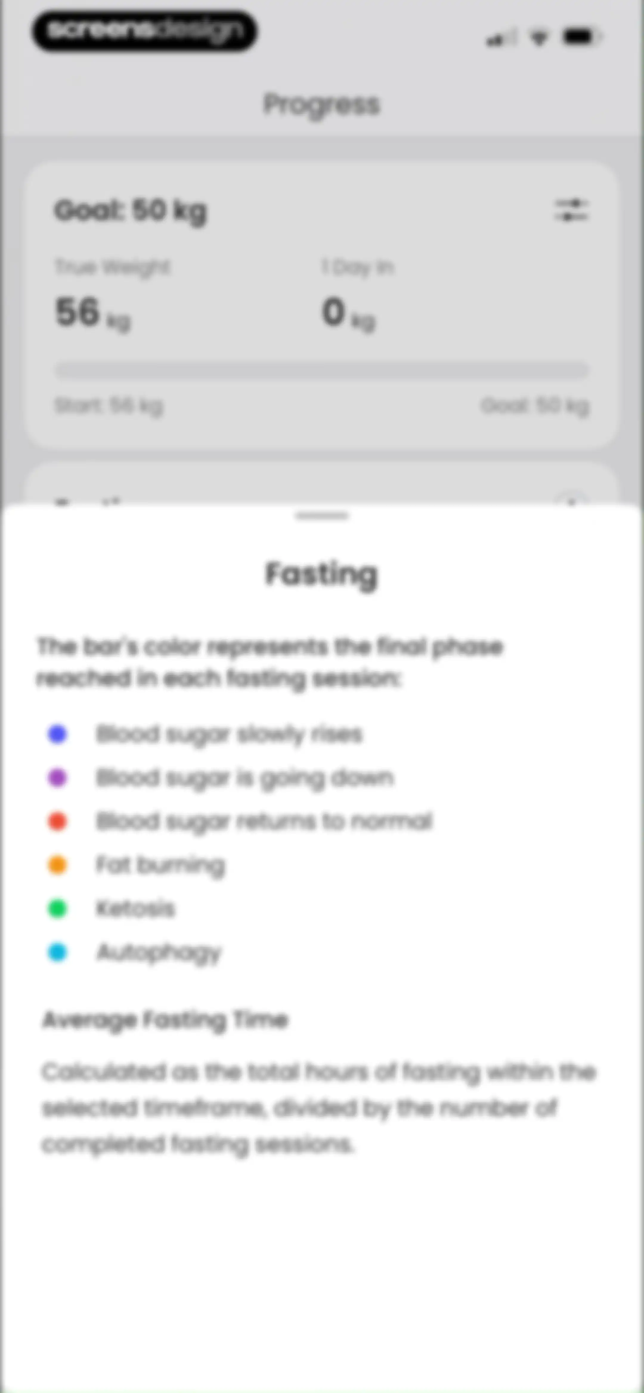 Fasting App: Tracker & Timer screen 136