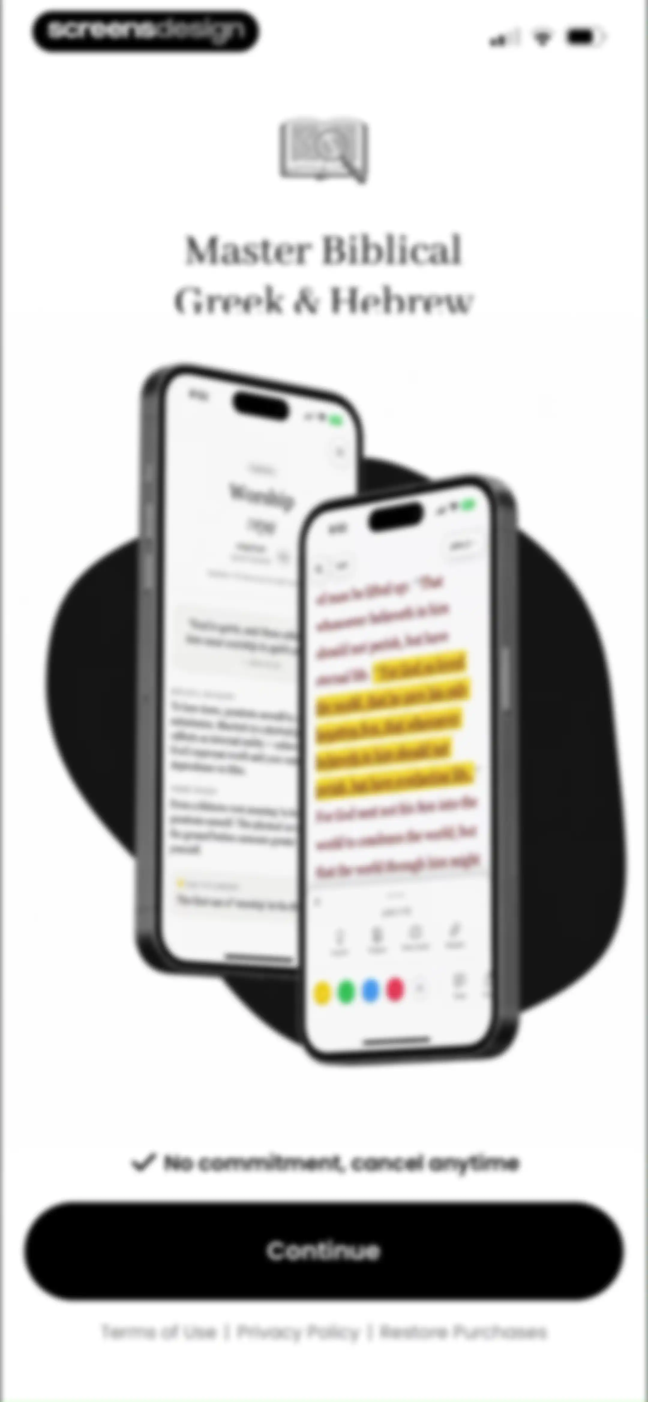 Bible Word Study screen 10