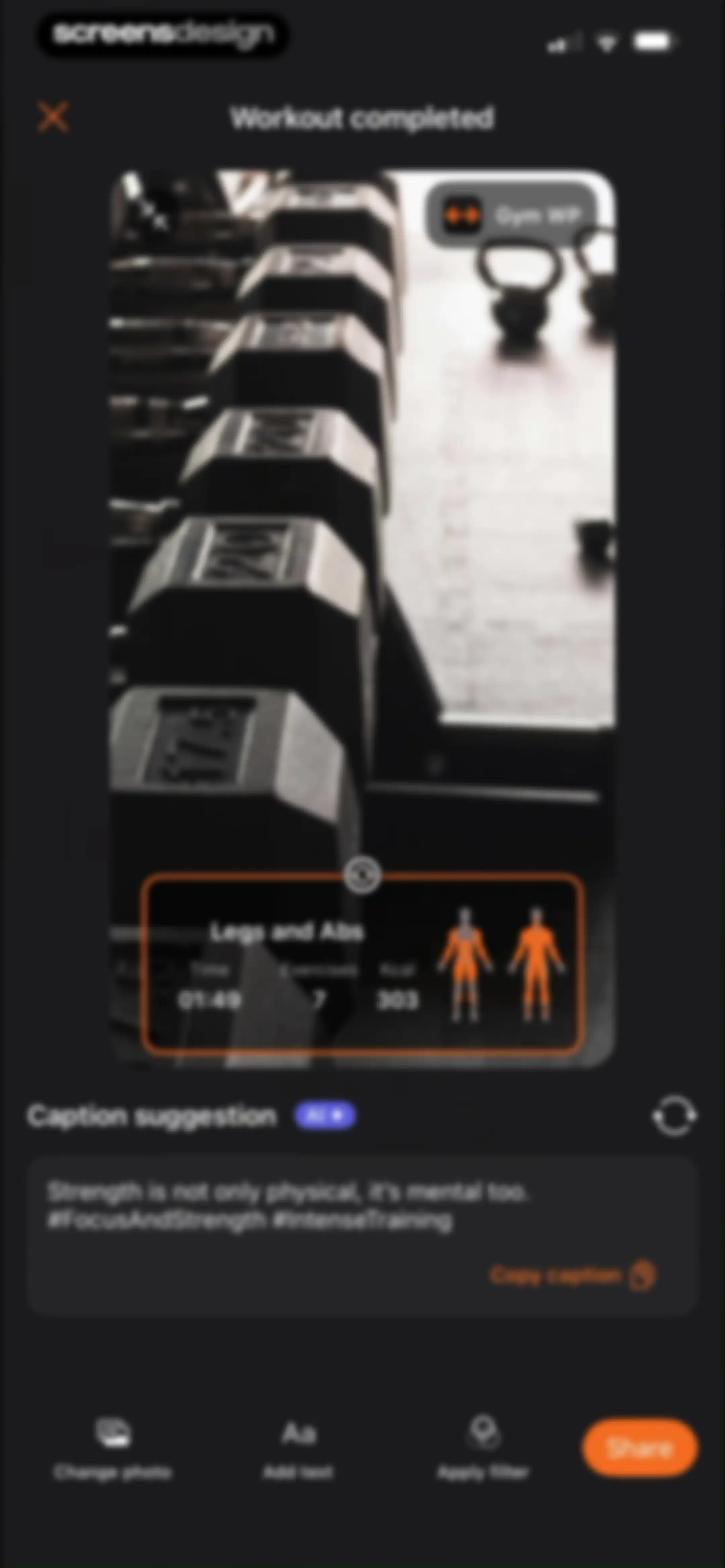 Gym WP - Workout Planner & Log screen 72