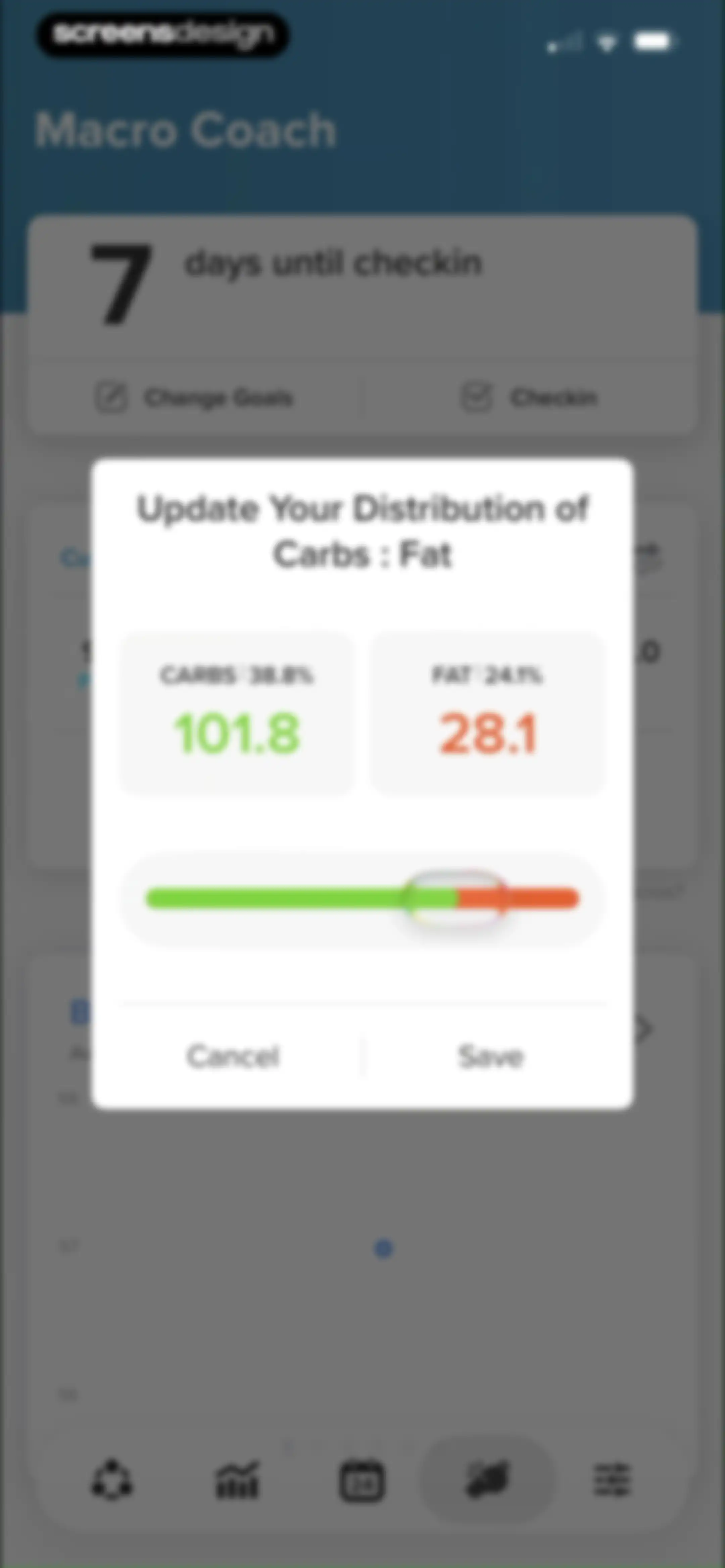 My Macros+ | Macro Tracker screen 178