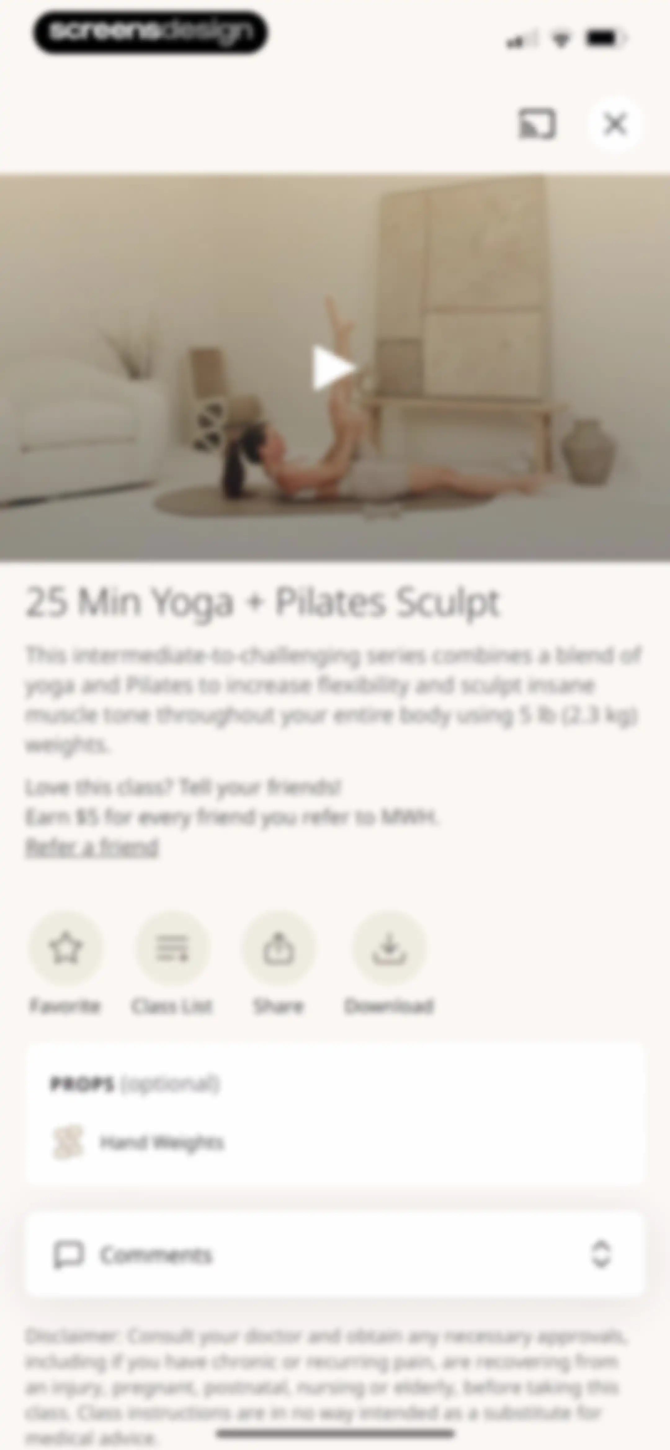 MWH: Fitness + Wellness screen 22