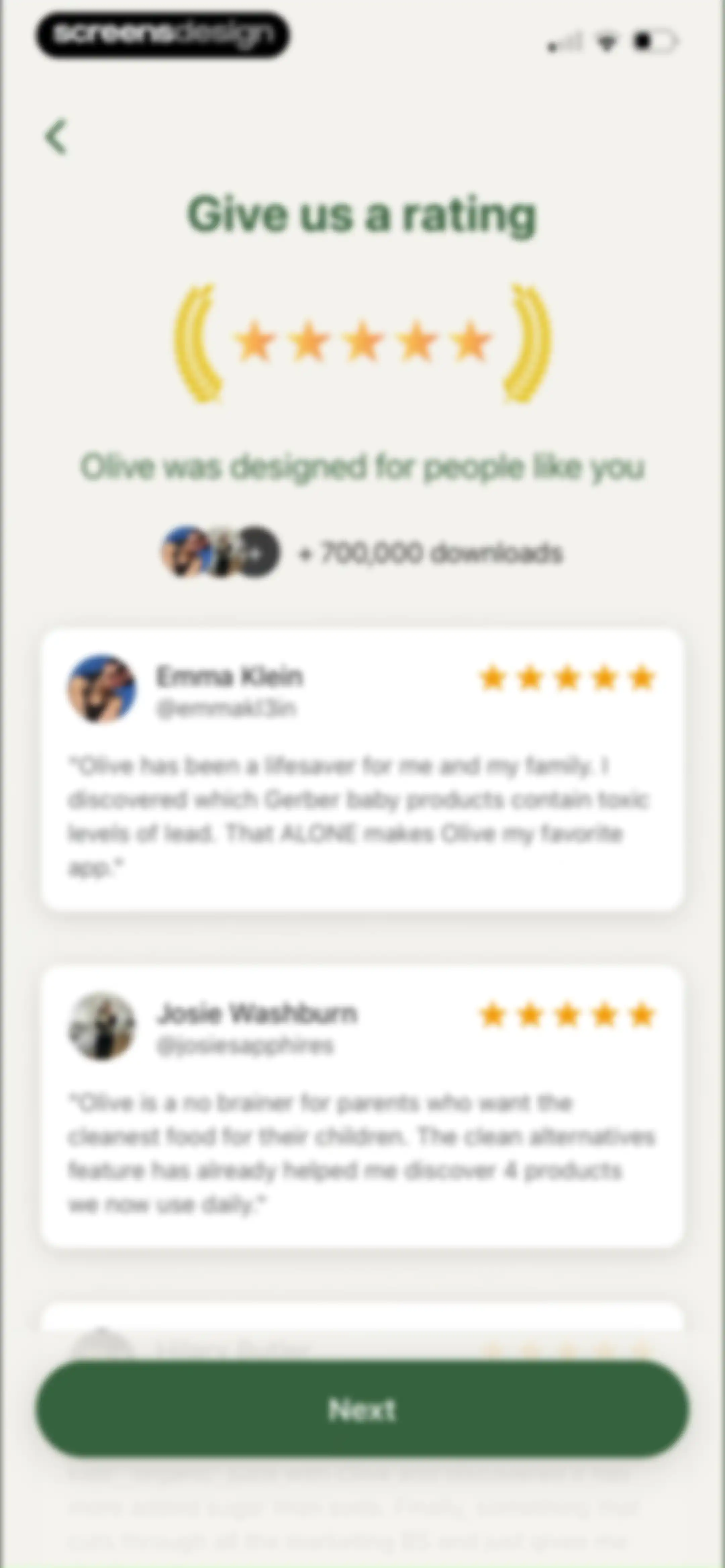 Olive: Food & Cosmetic Scanner screen 45