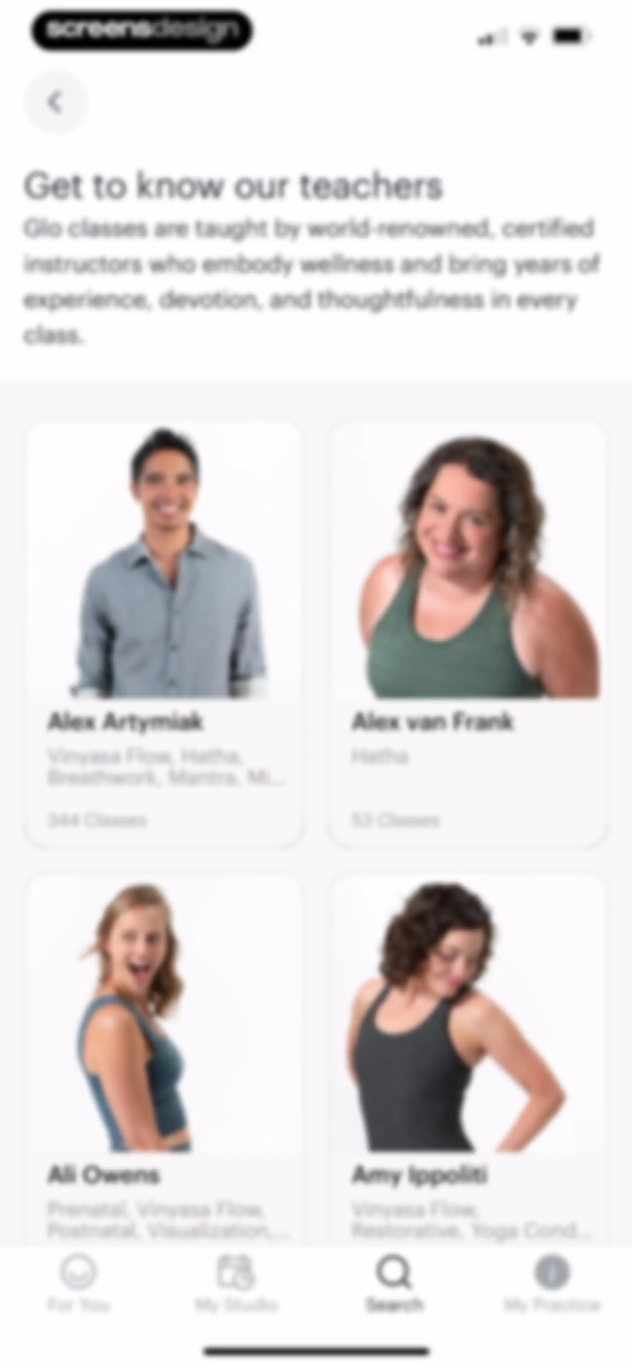 Glo | Yoga and Meditation App screen 81