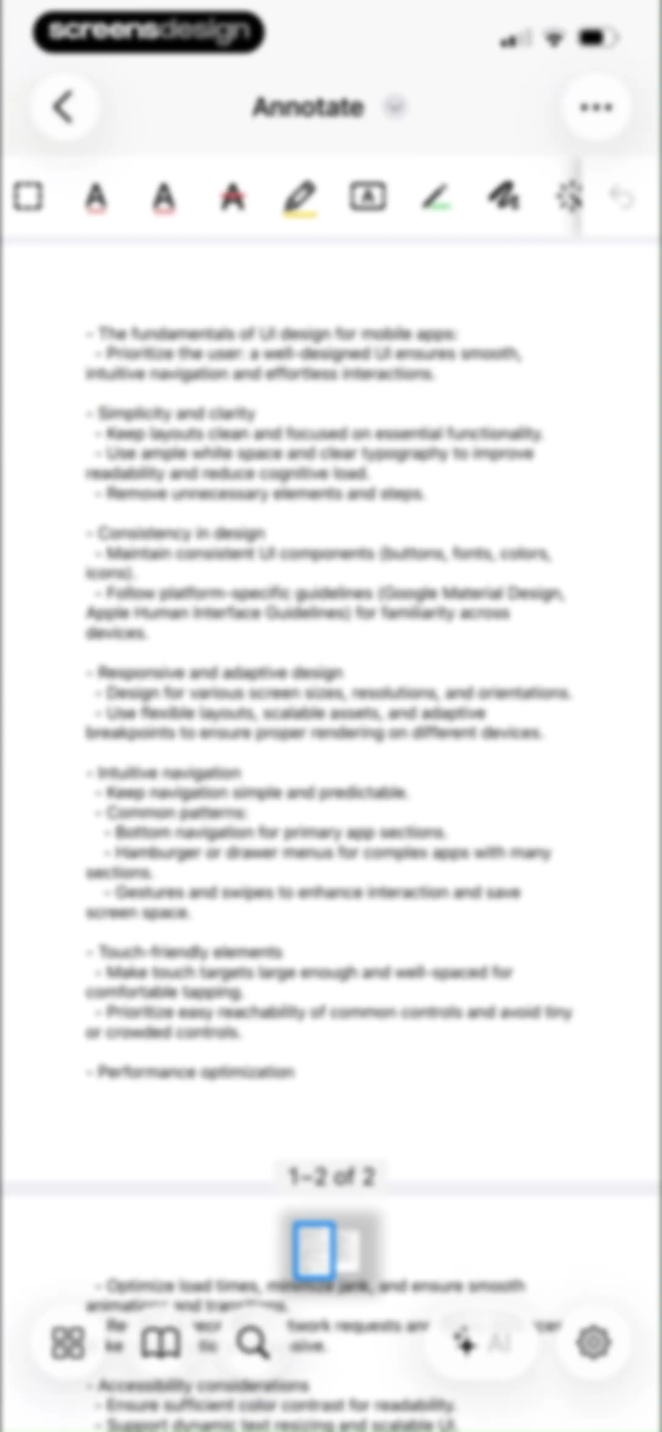 PDF Editor ® screen 47