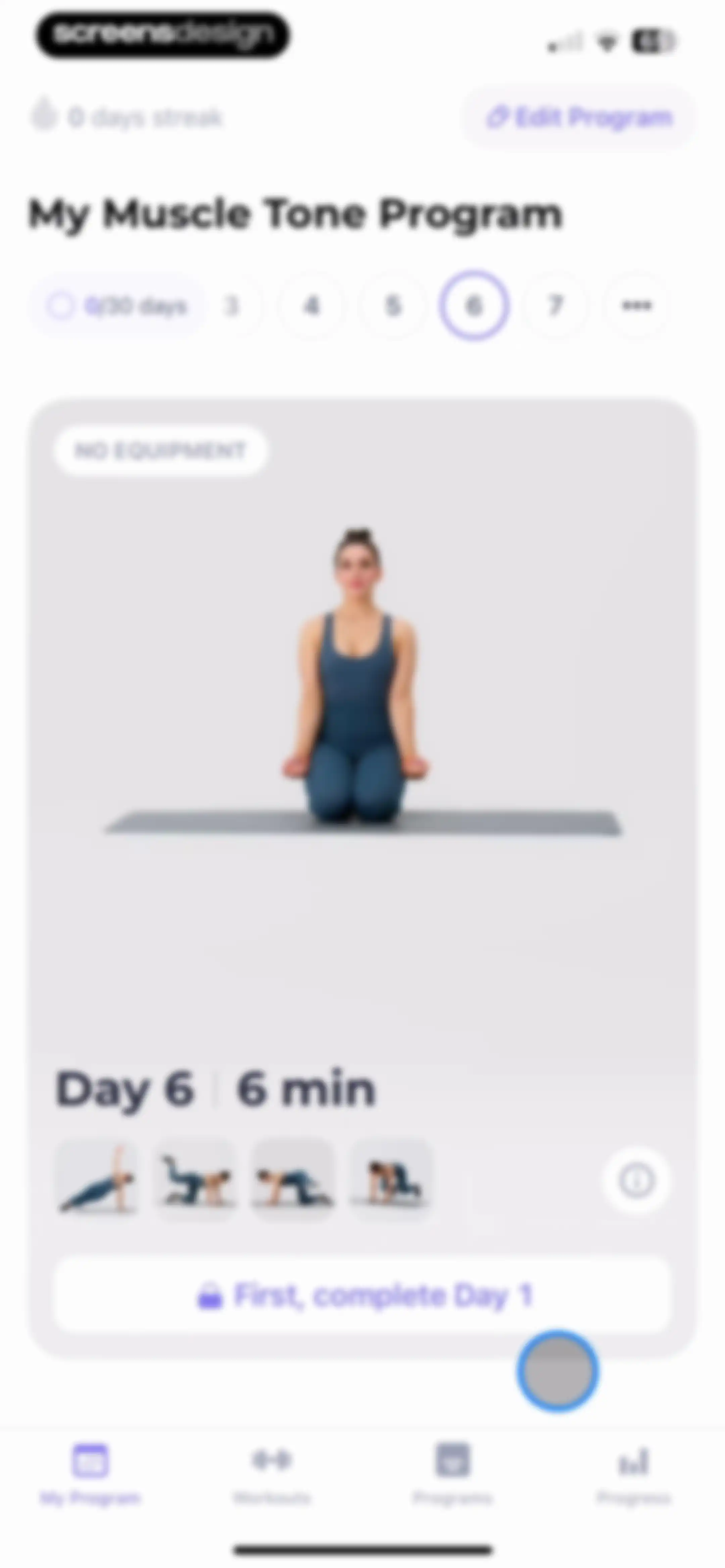 FitMe - Lazy Workout at Home screen 78