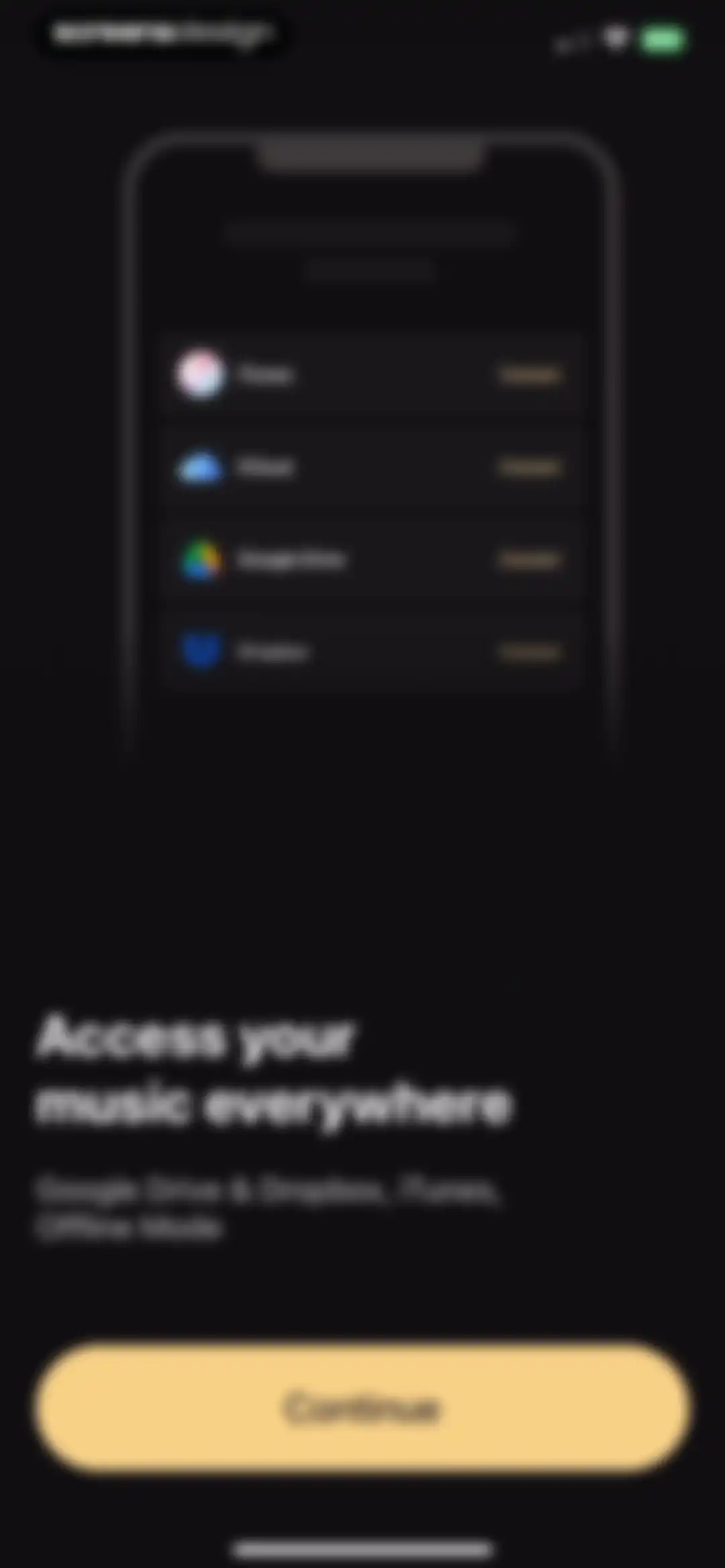 Equalizer+ HD music player screen 2