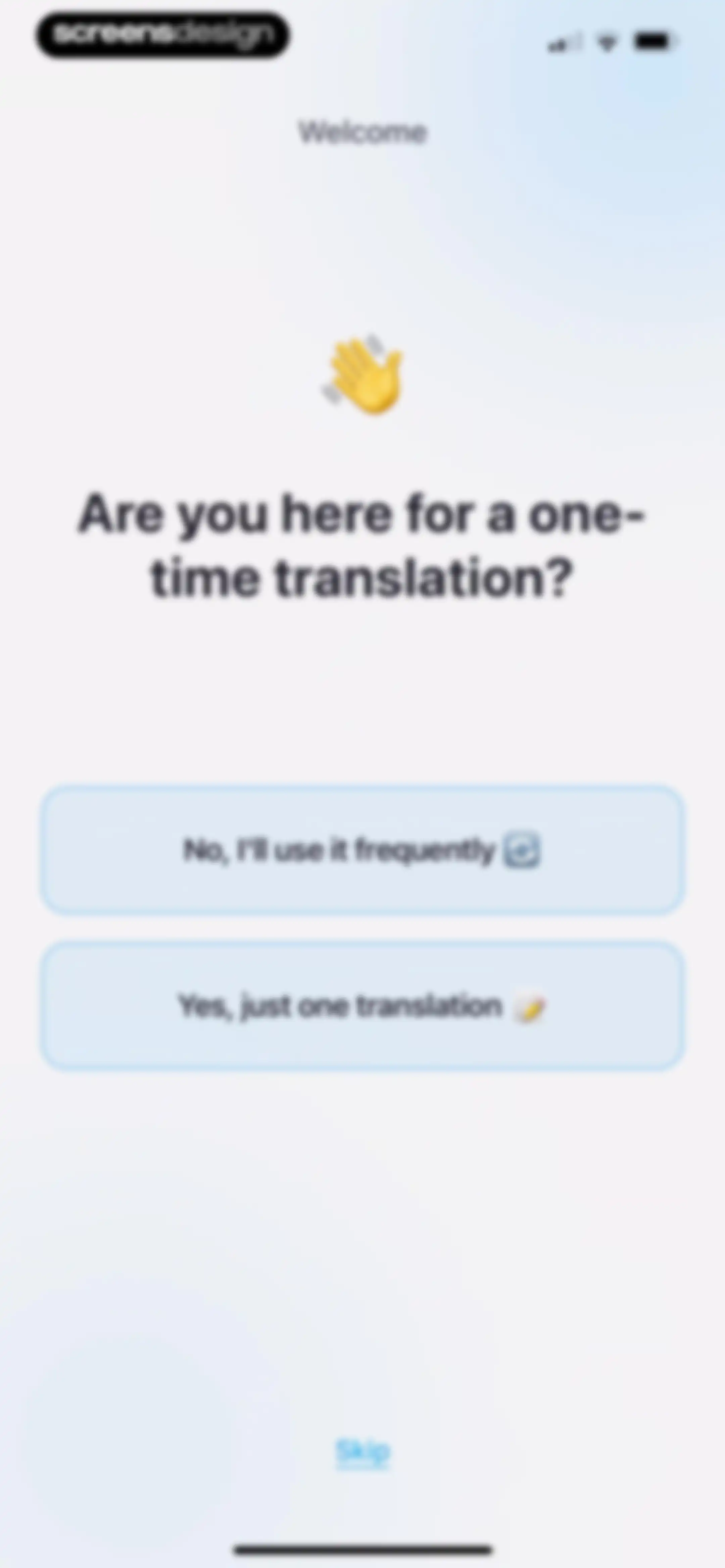iTranslate Translator screen 4