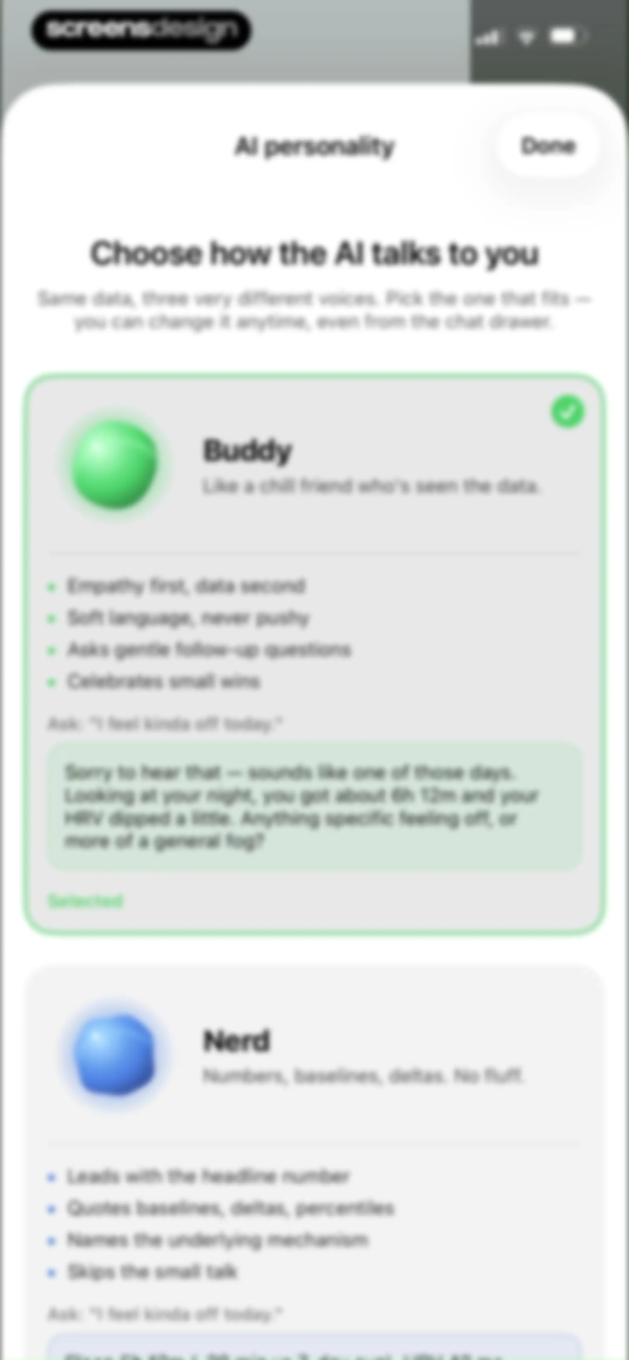 Livity: Sleep & Health Tracker screen 93