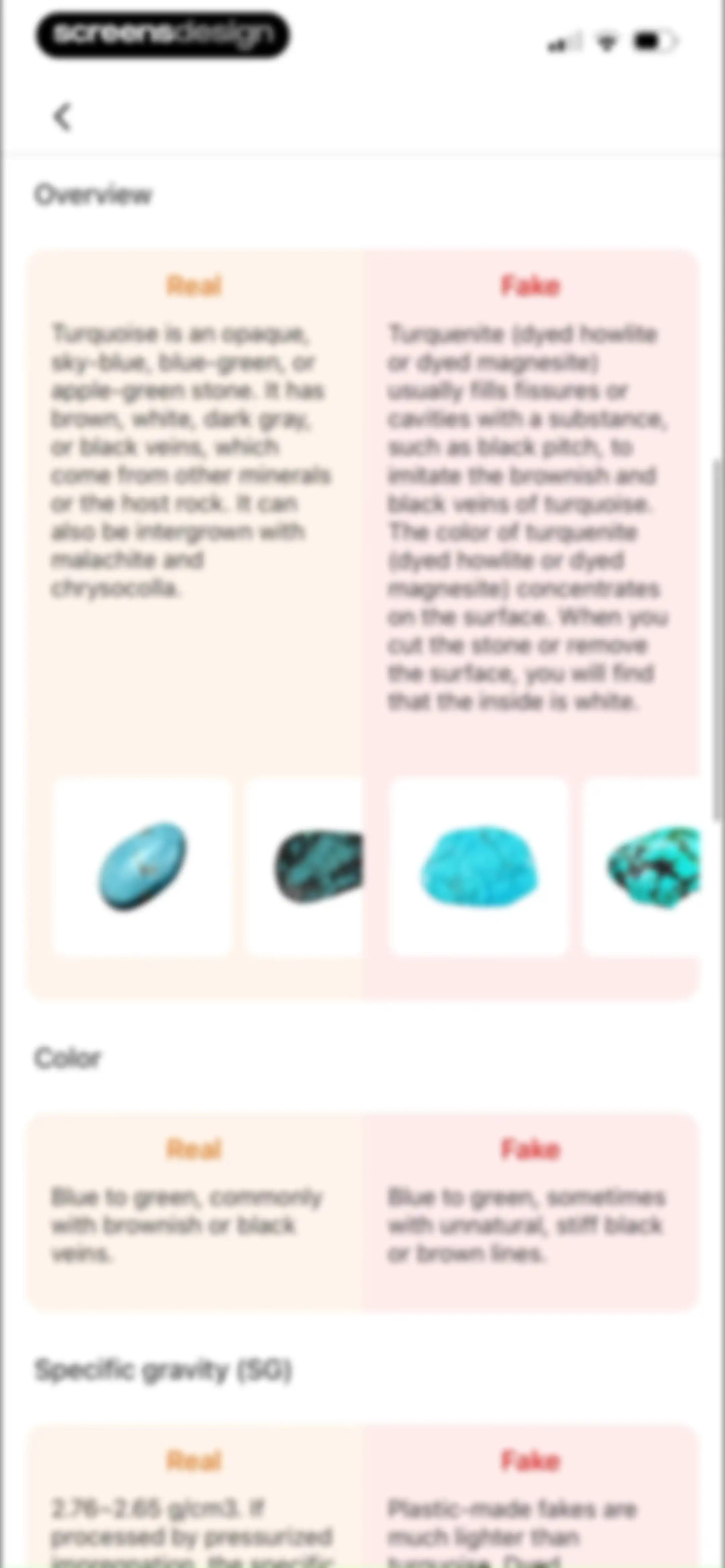 Rock Identifier: Stone ID screen 90