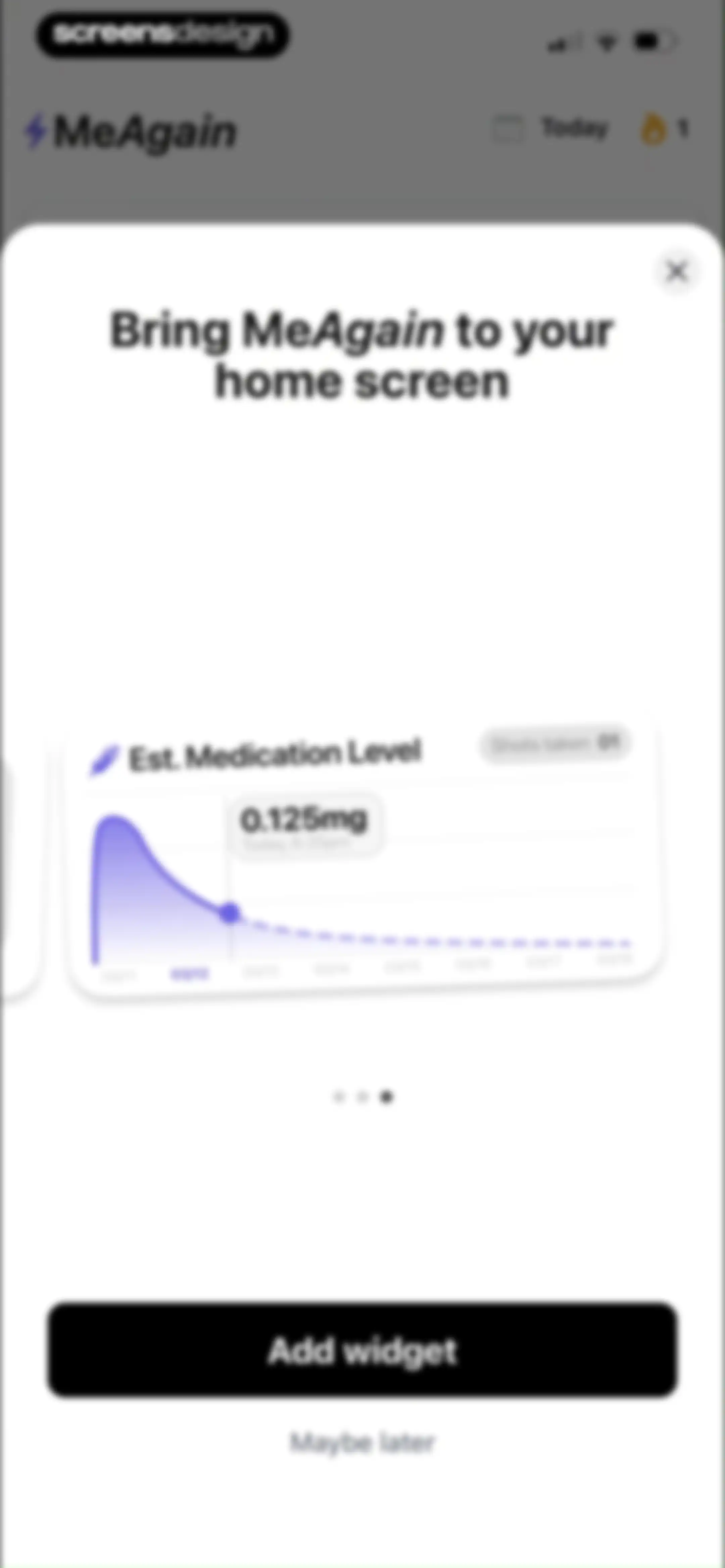 MeAgain: GLP-1 Tracker App screen 41