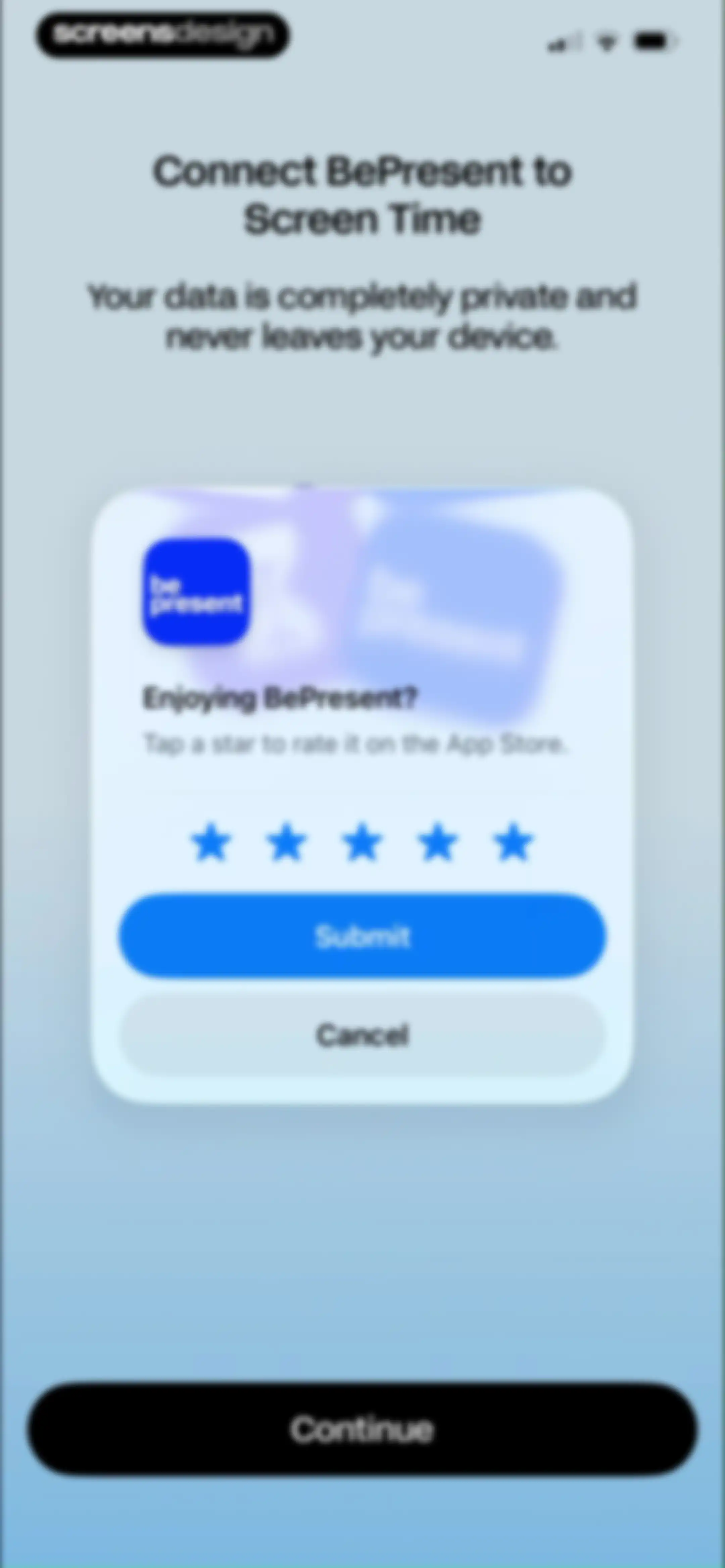 BePresent: Screen Time Control screen 14