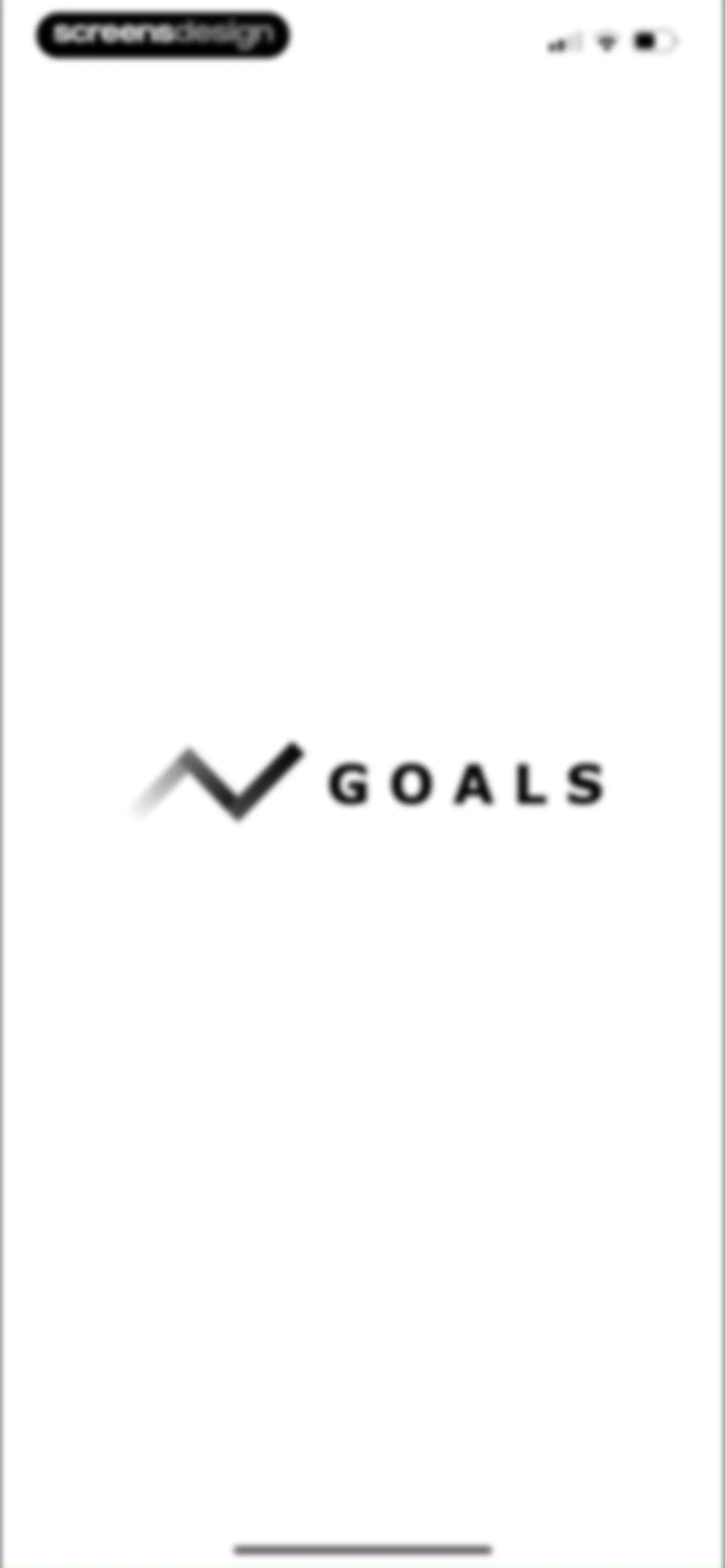 Running Walking Tracker Goals screen 1