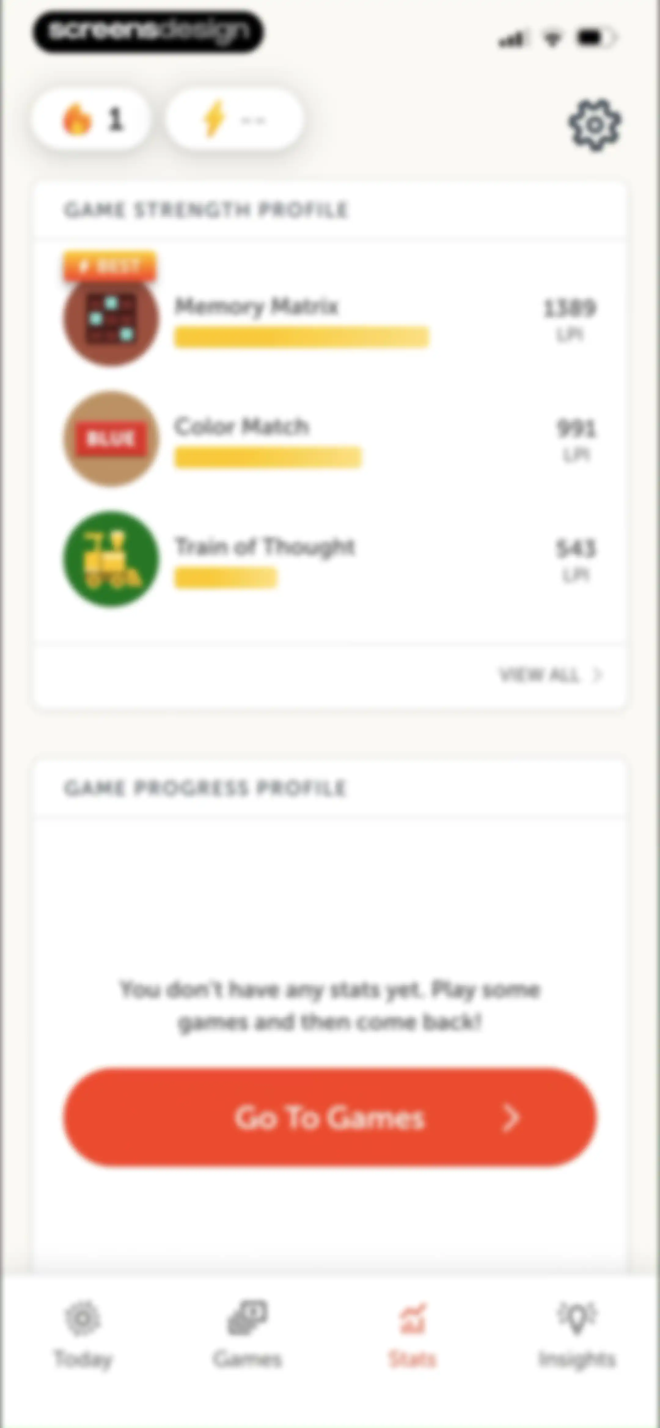 Lumosity: Brain Training Games screen 101