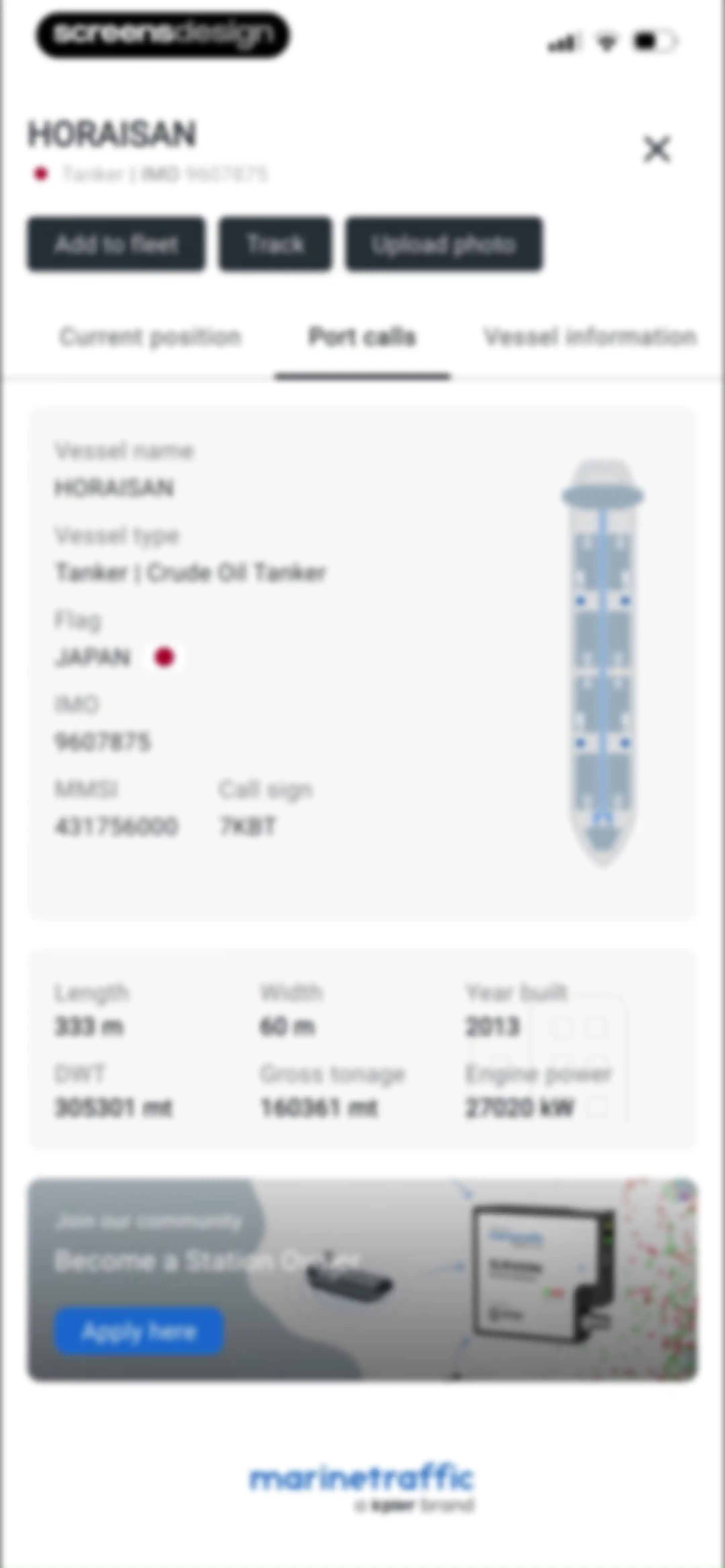 MarineTraffic - Ship Tracking screen 68