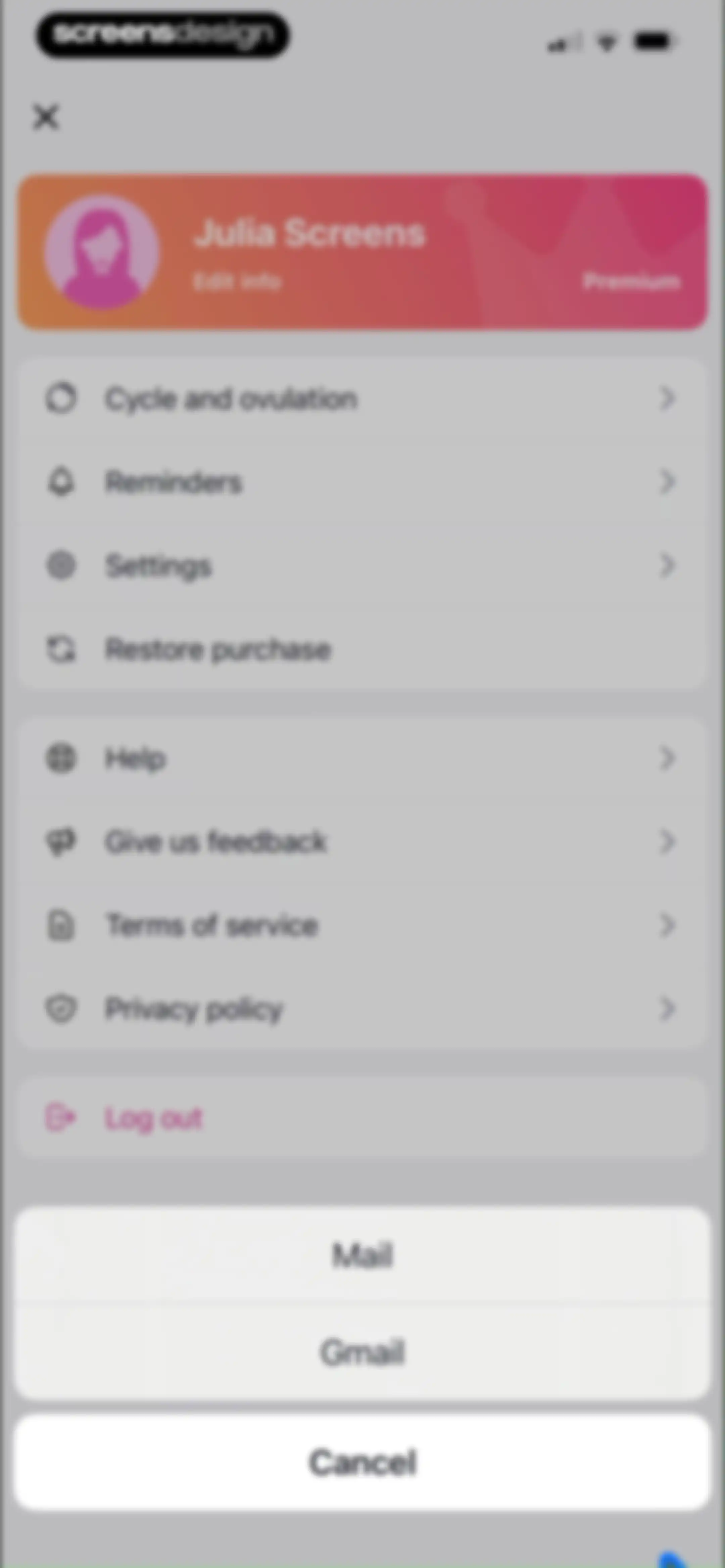 Pregmate Ovulation Tracker screen 122
