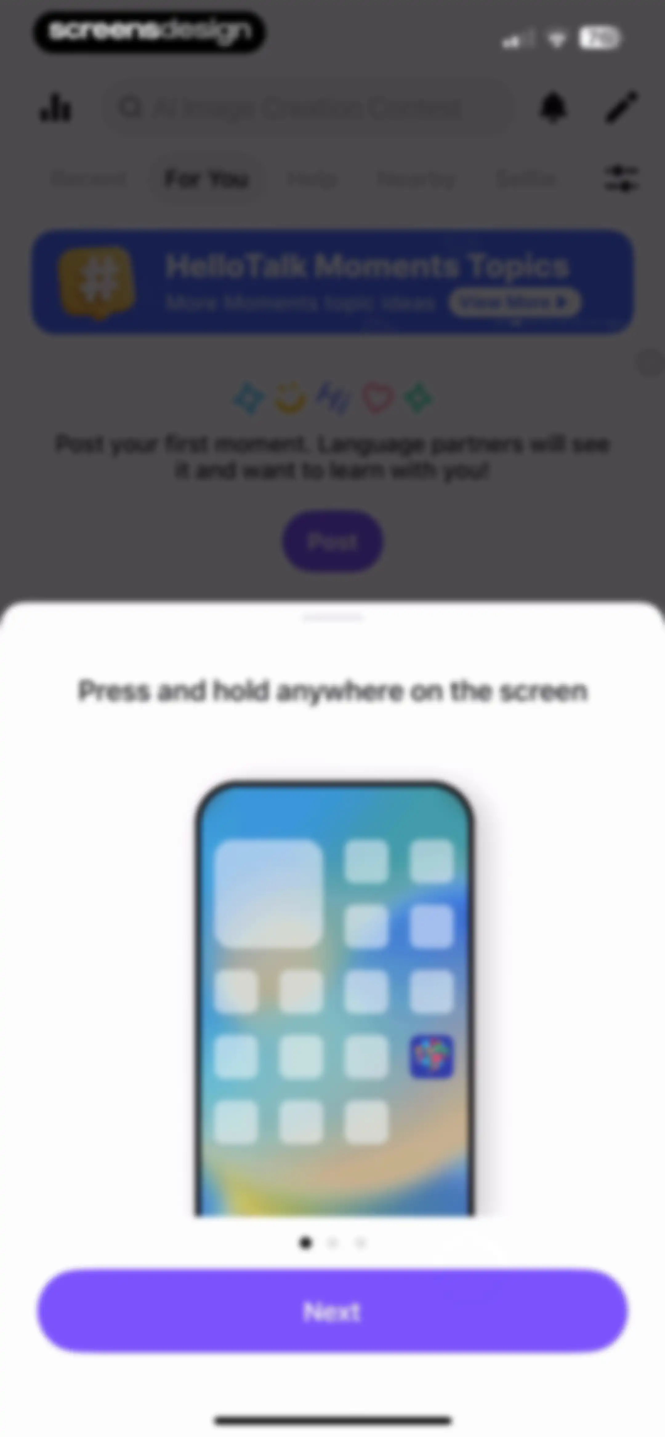 HelloTalk - Language Learning screen 124