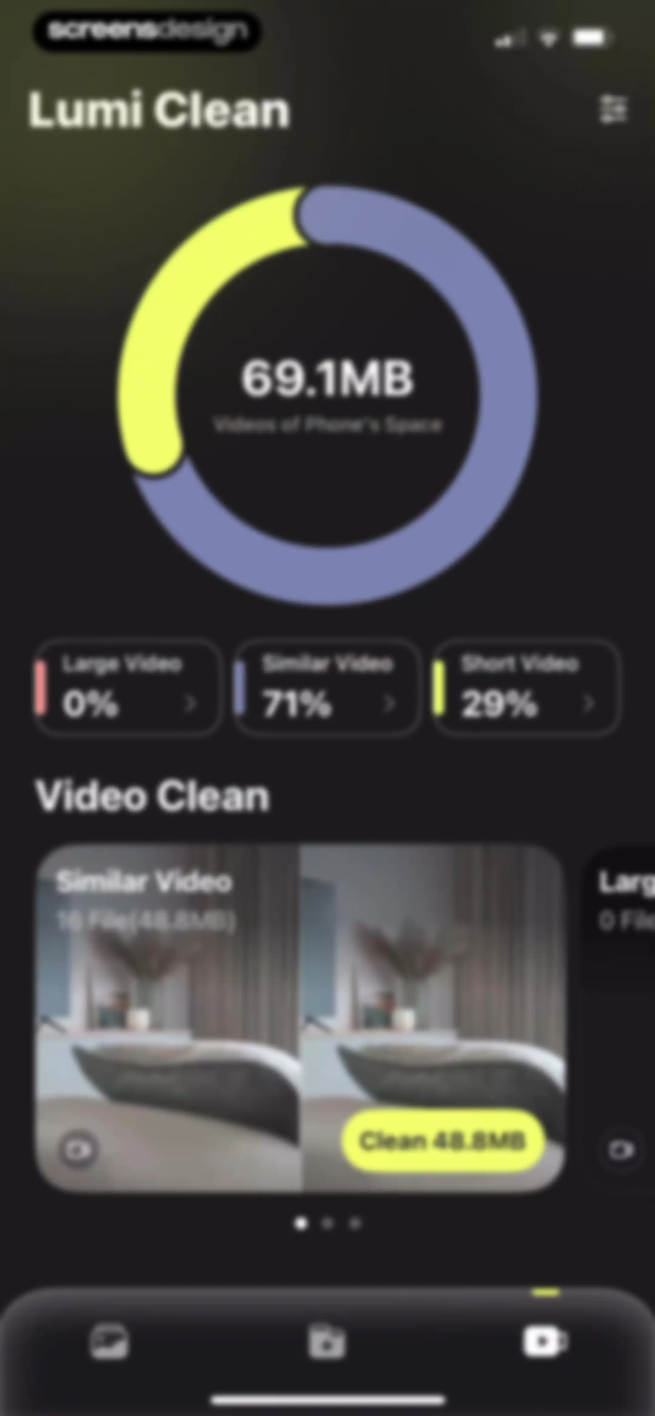 Lumi Cleaner: storage cleaner screen 36