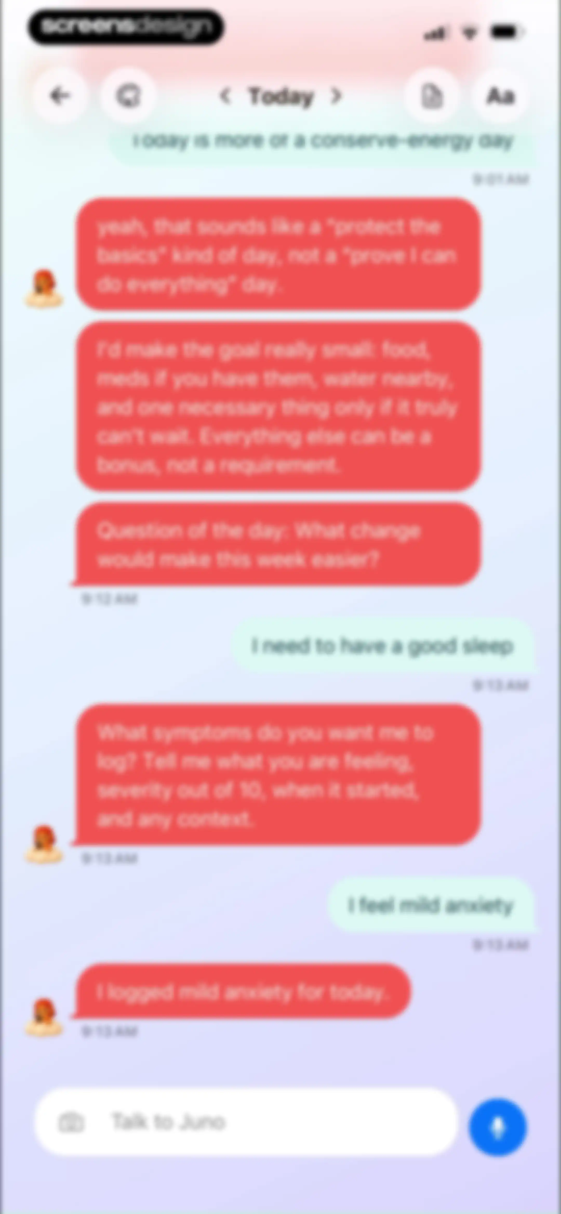 Juno: Chronic Illness Support screen 144