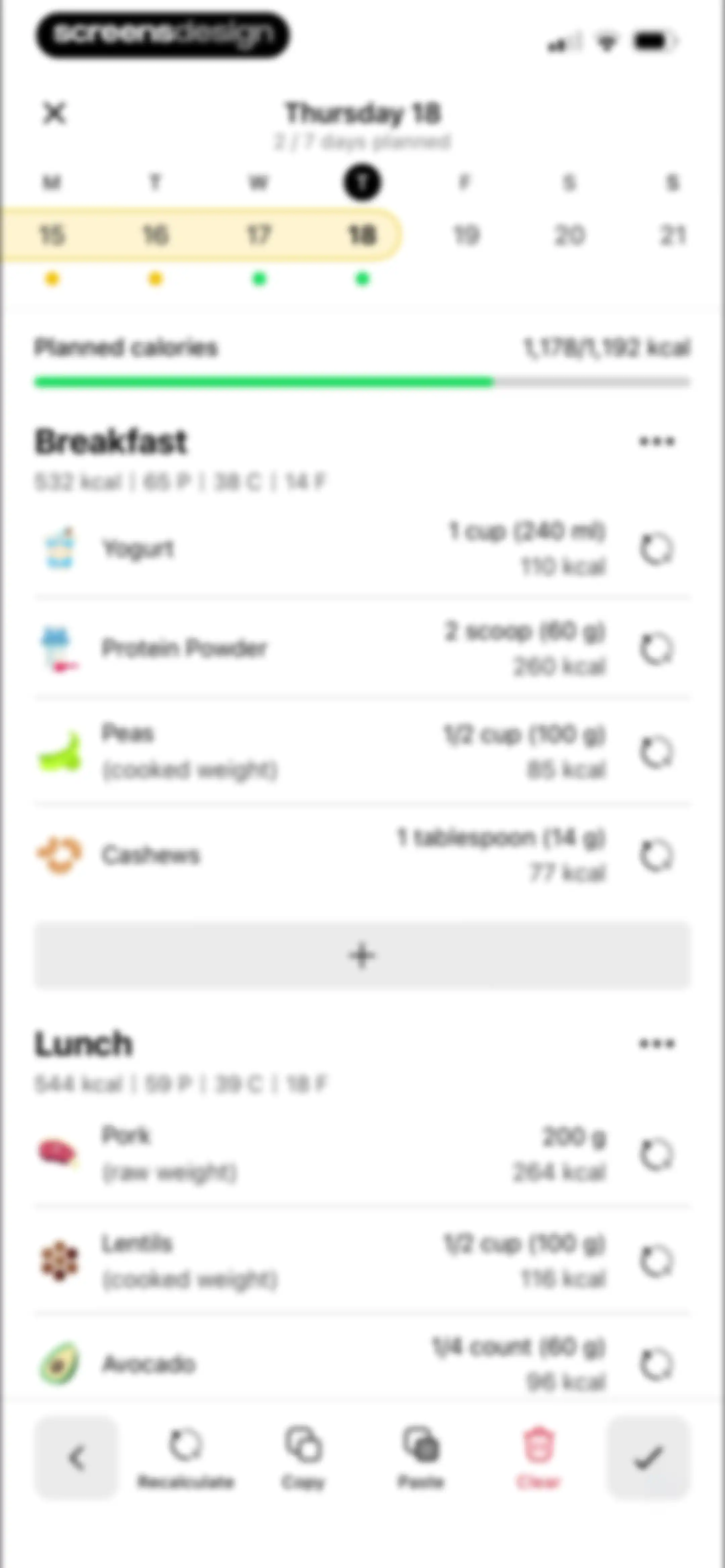 Fitia: Calorie Counter & Diet screen 247