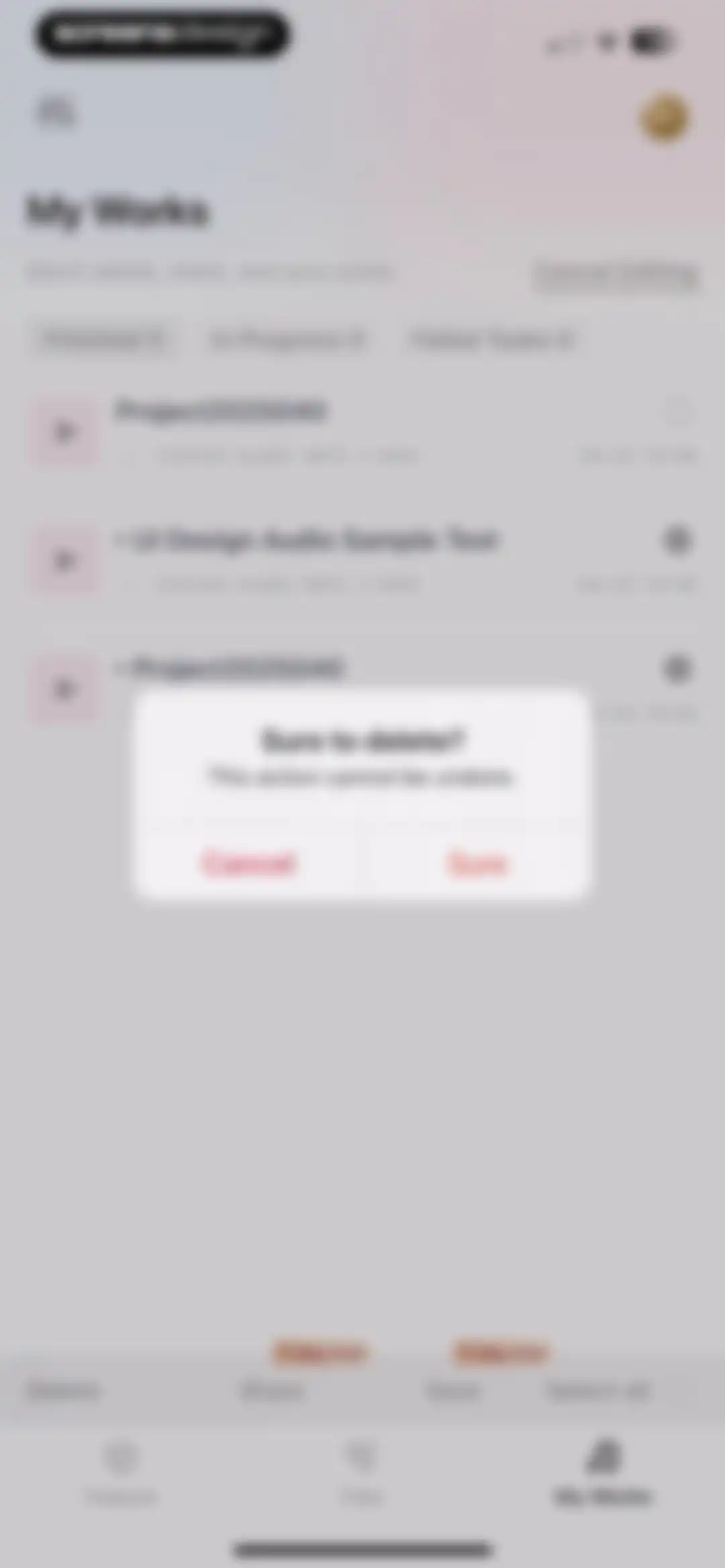 Audio Editor: MP3 Converter screen 96