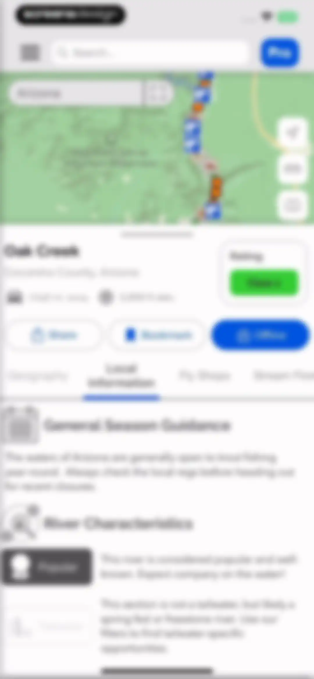 TroutRoutes: Fly Fishing App screen 21