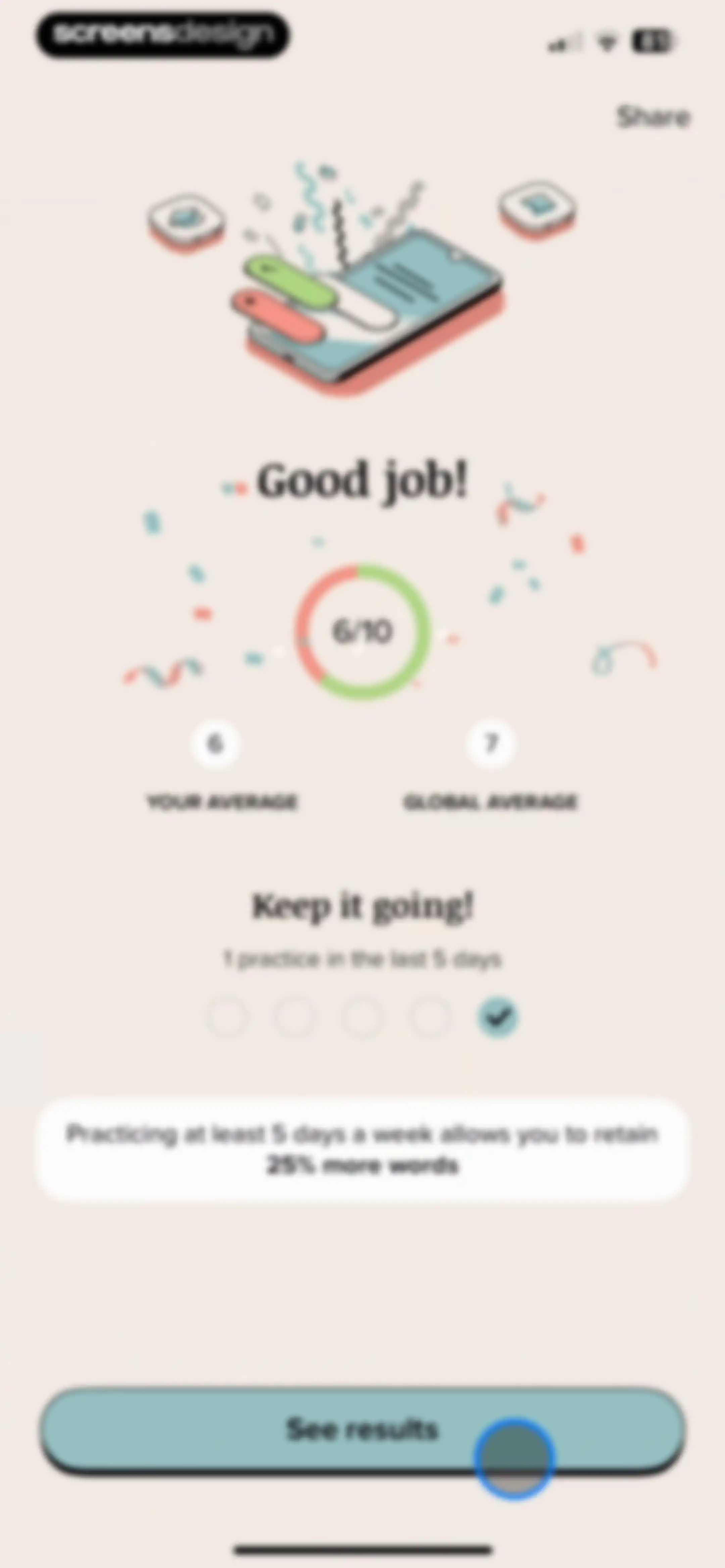Vocabulary - Learn words daily screen 54