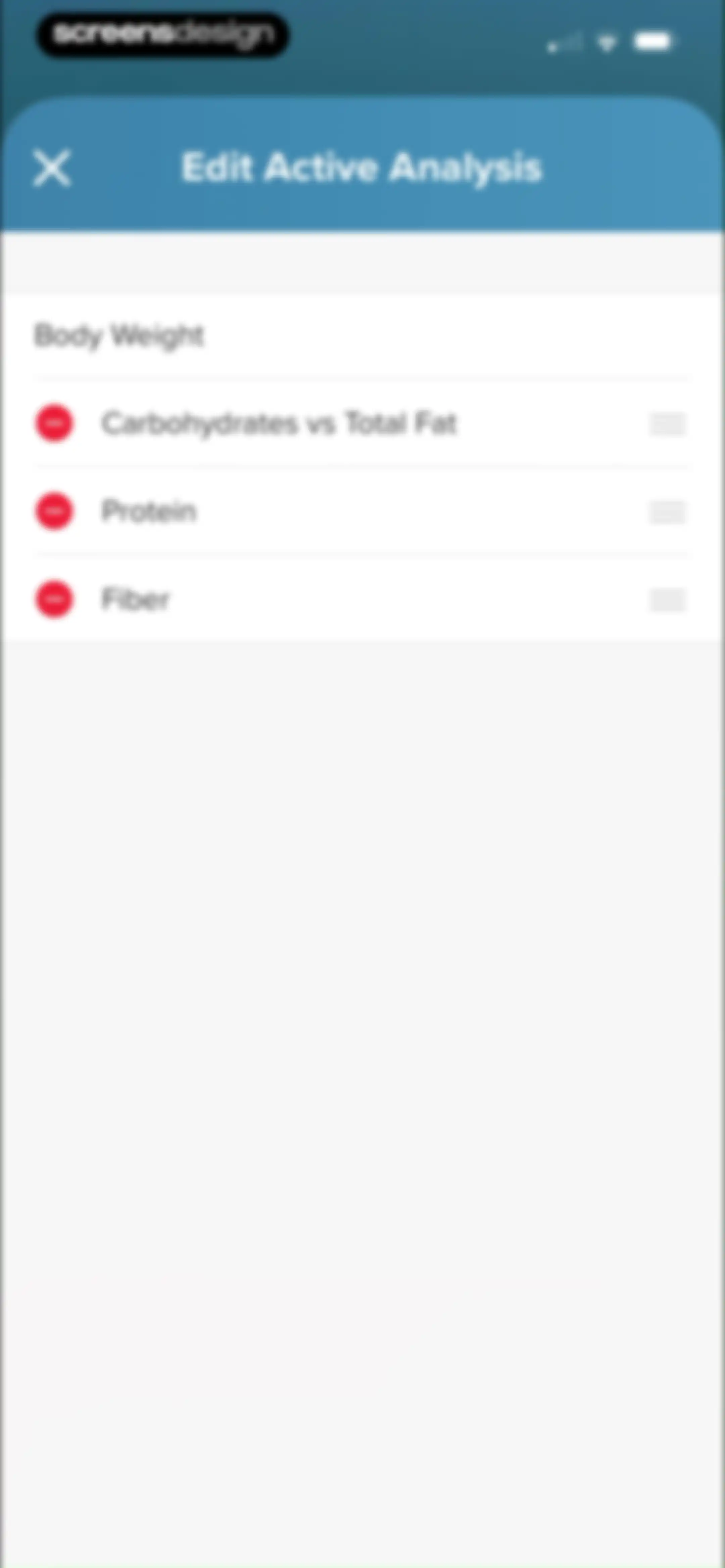My Macros+ | Macro Tracker screen 123