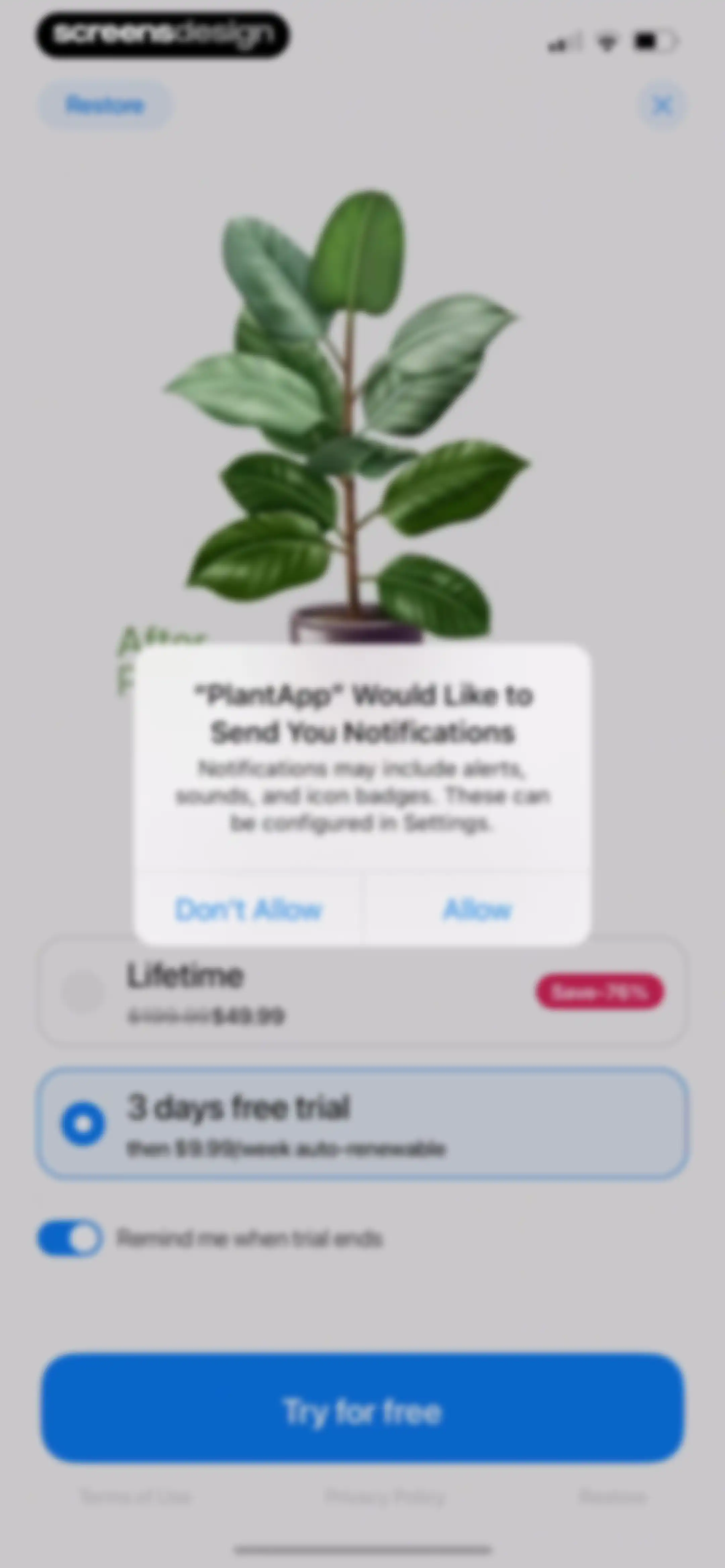 Plant App: Plant Identifier screen 9