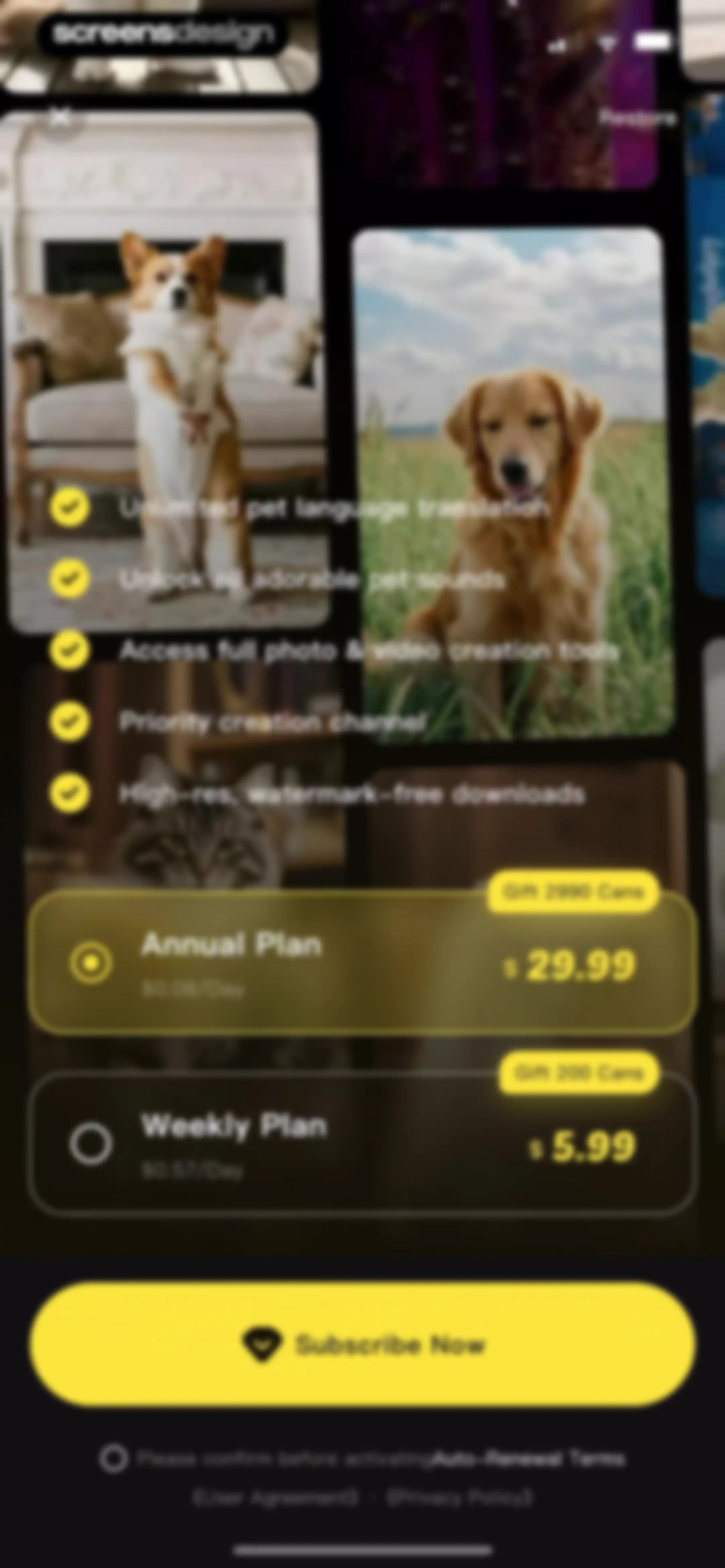 PetFun-Pet Talk & Camera screen 18