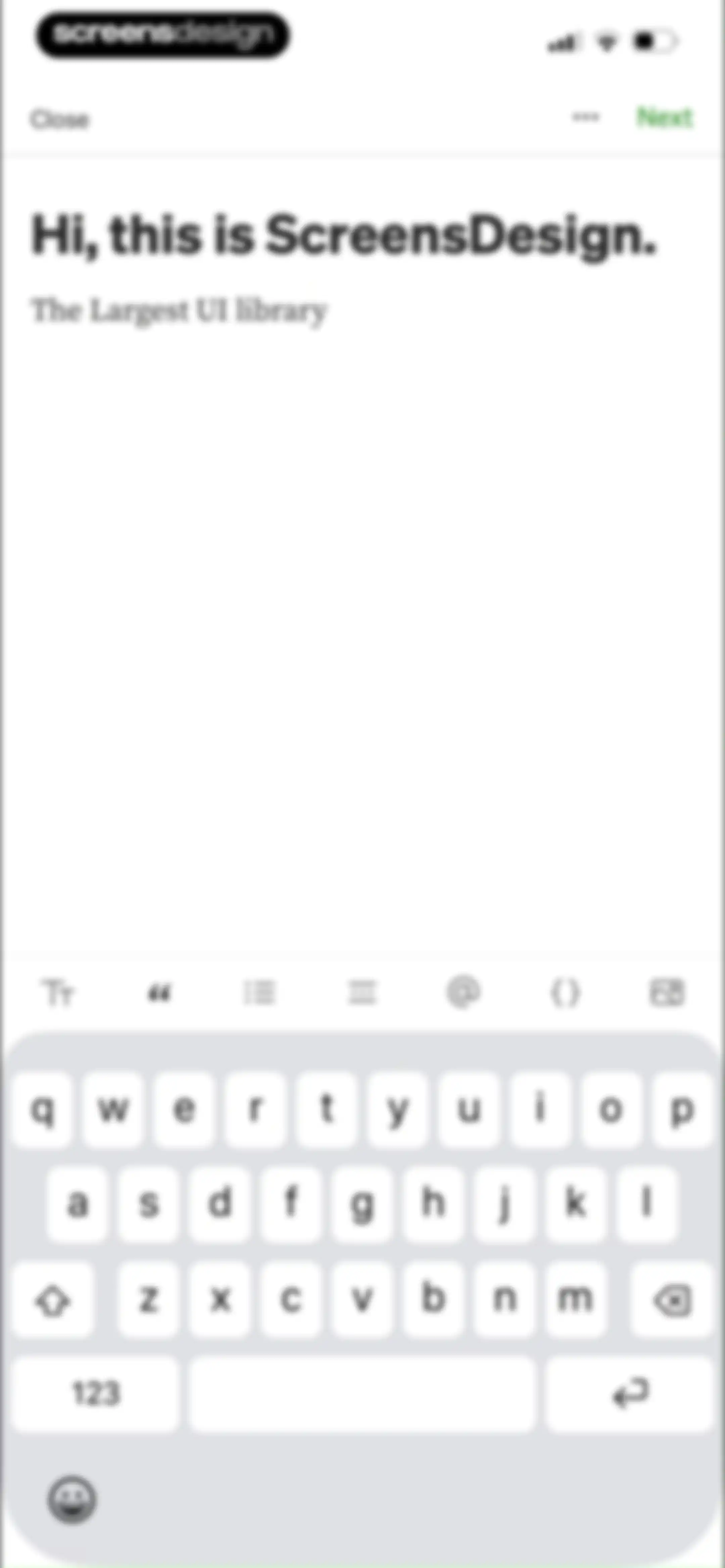 Medium: Read & Write Stories screen 40
