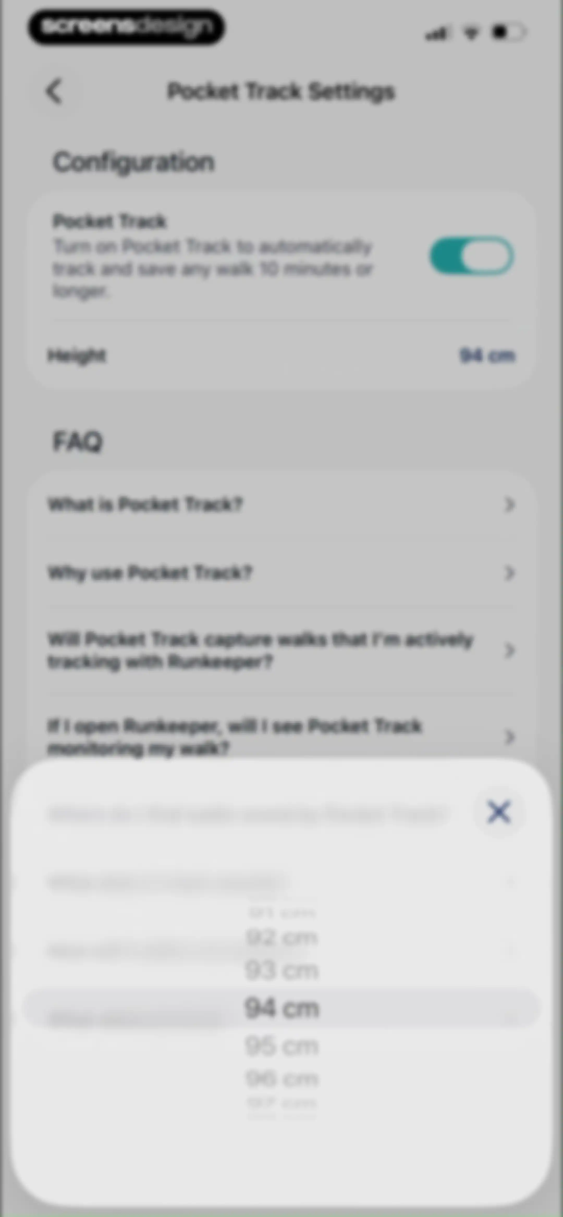 ASICS Runkeeper—Run Tracker screen 39