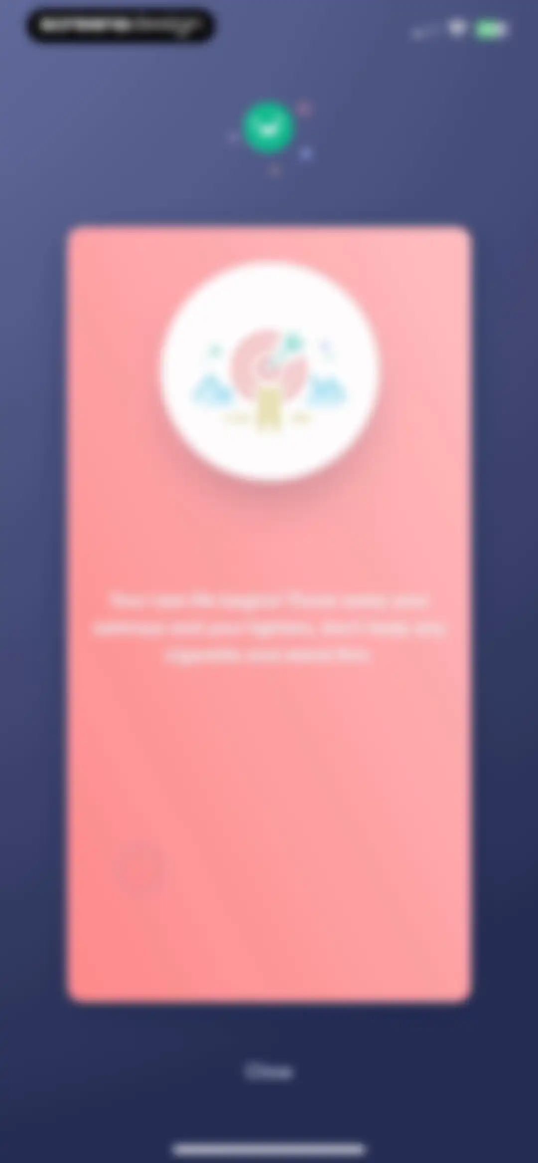Quit smoking for good - Kwit screen 124