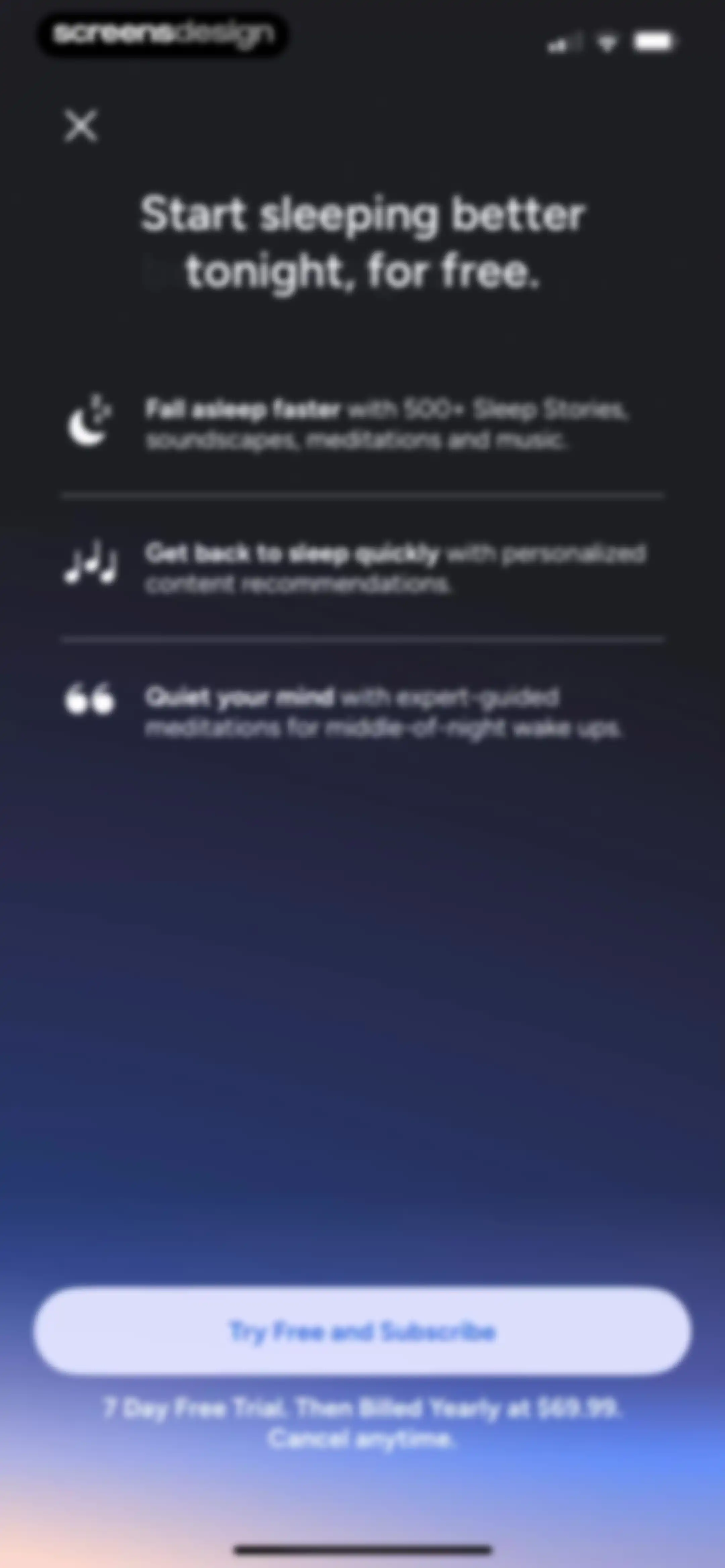 Calm Sleep - Rest & Relax screen 21