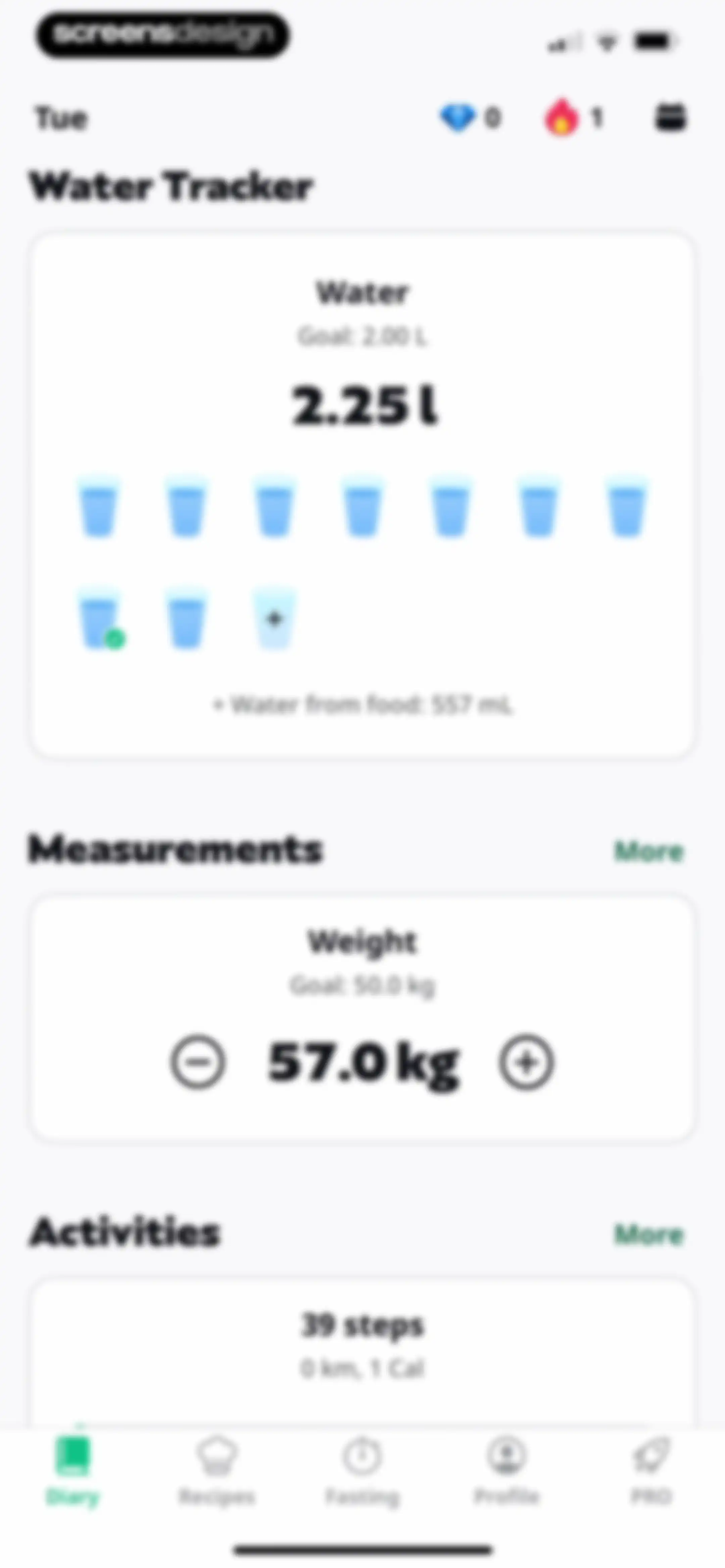 AI Calorie Tracker by Yazio screen 165