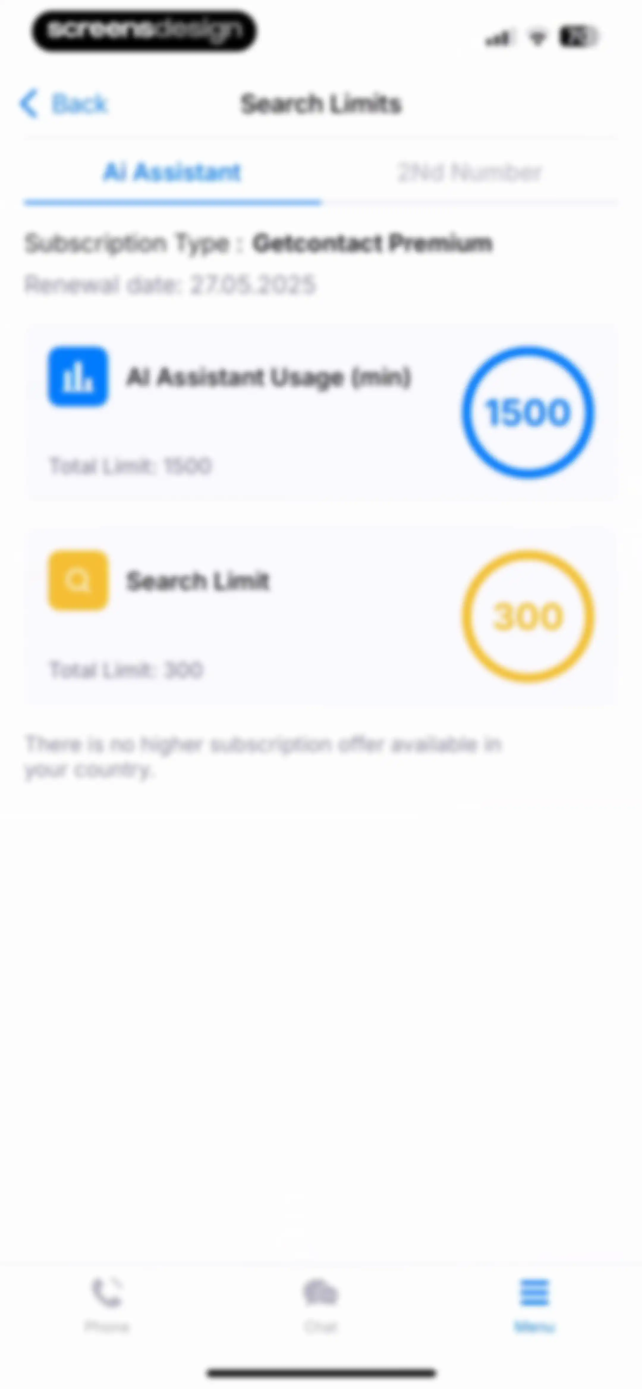 Getcontact screen 81
