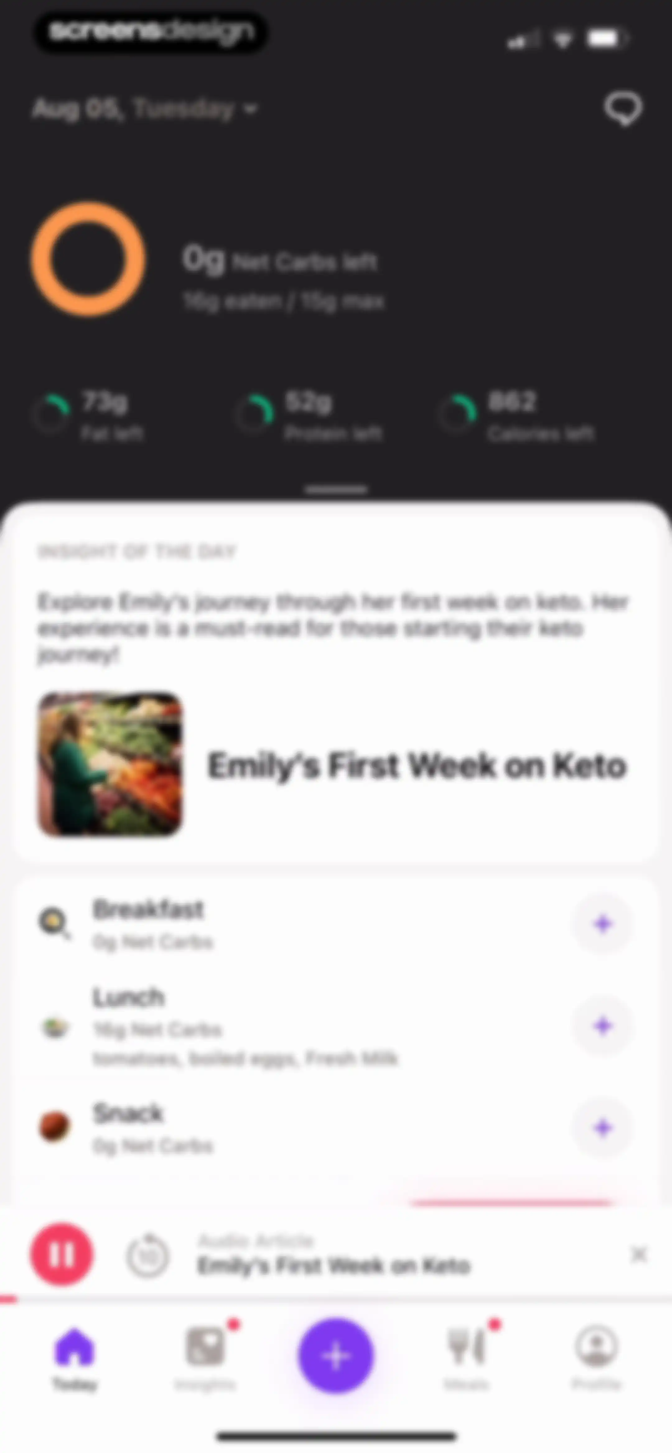 Keto Diet App － Carb Tracker screen 91