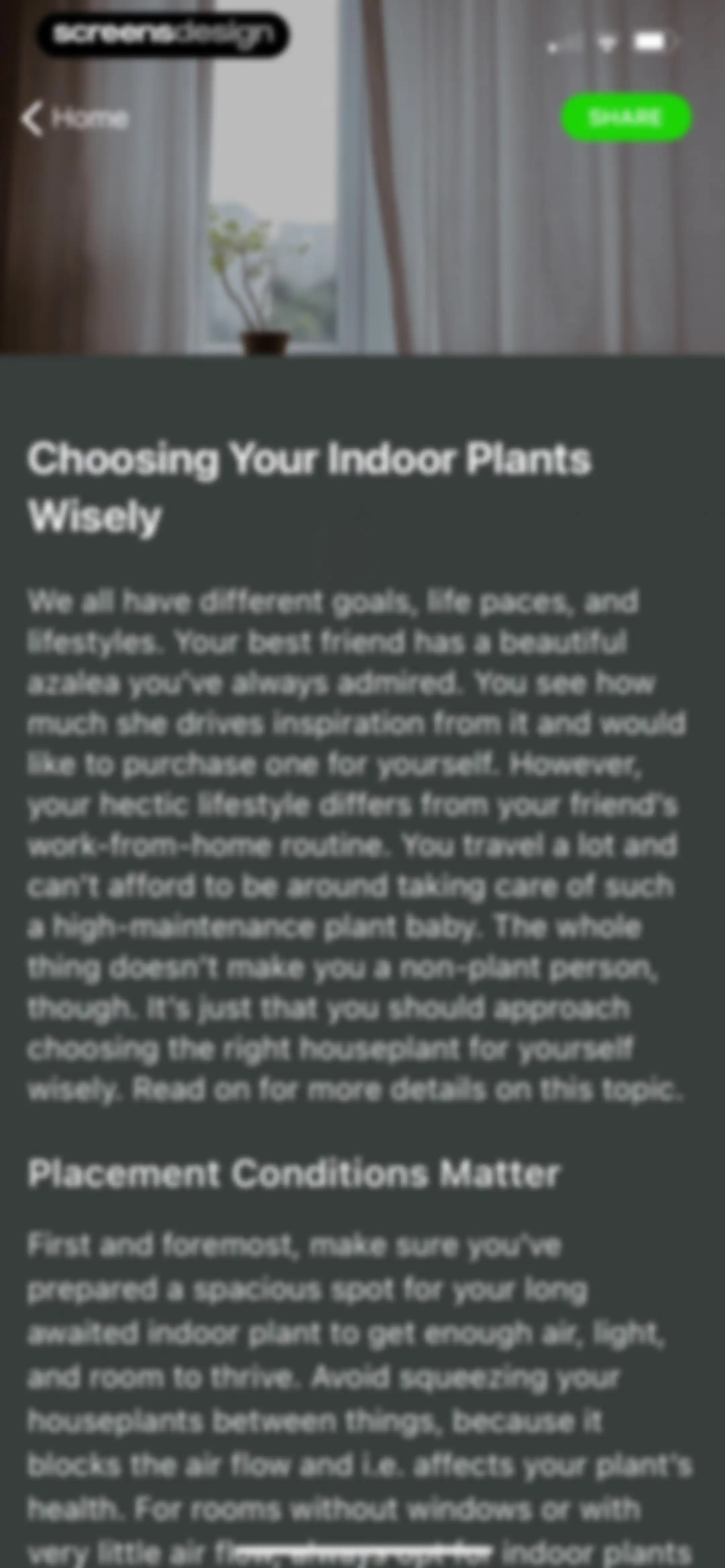 Plant Identifier & Care App screen 95