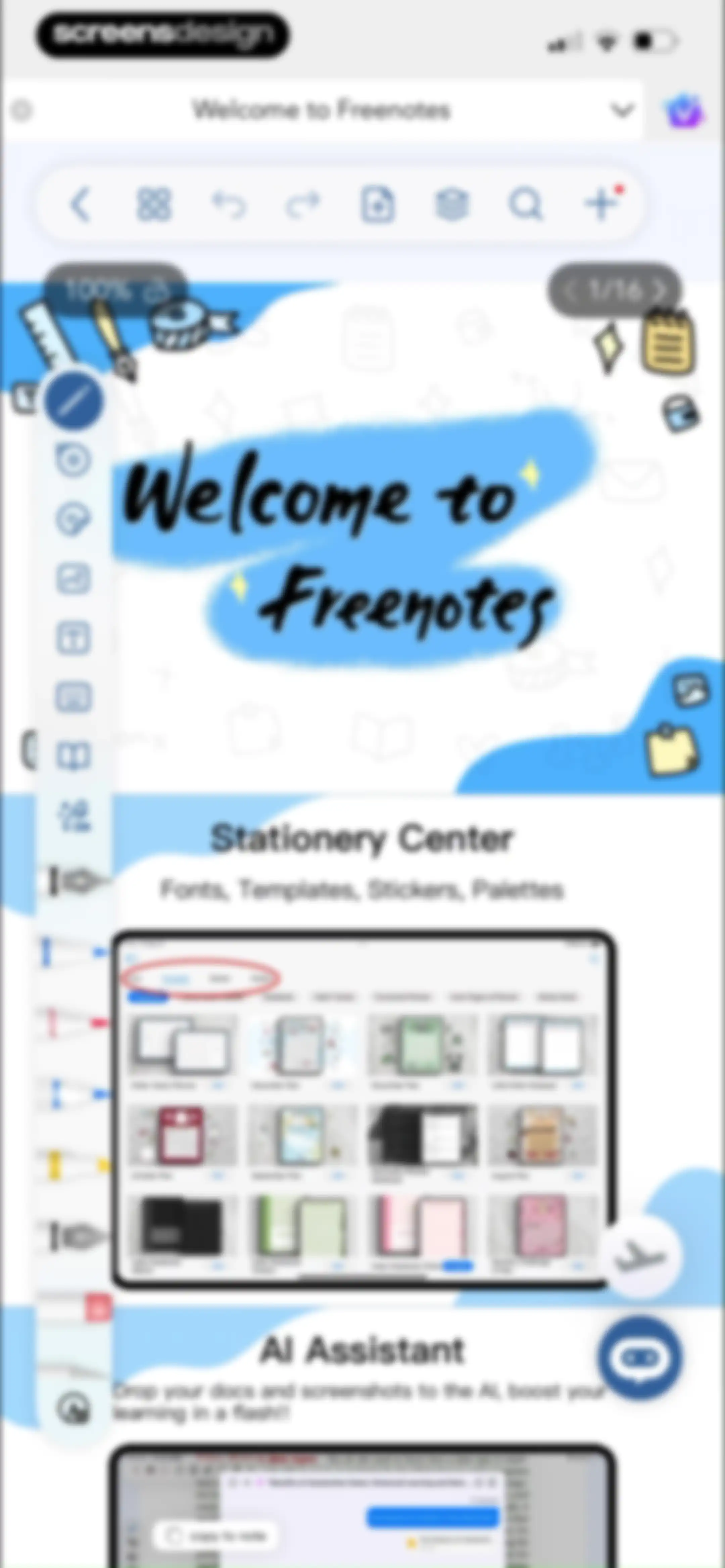 Freenotes®: AI Notes Taking screen 86
