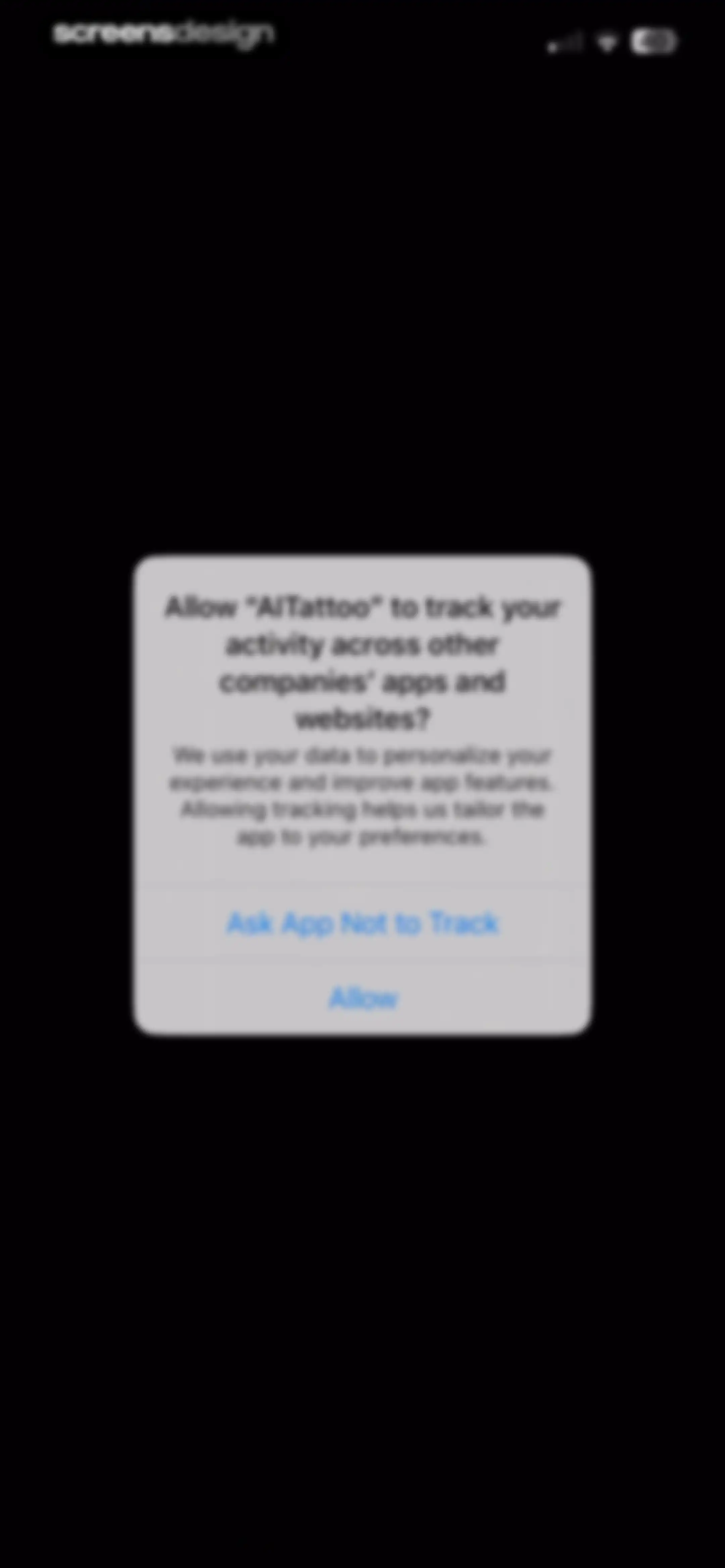 Tattoo AI Design Generator screen 1