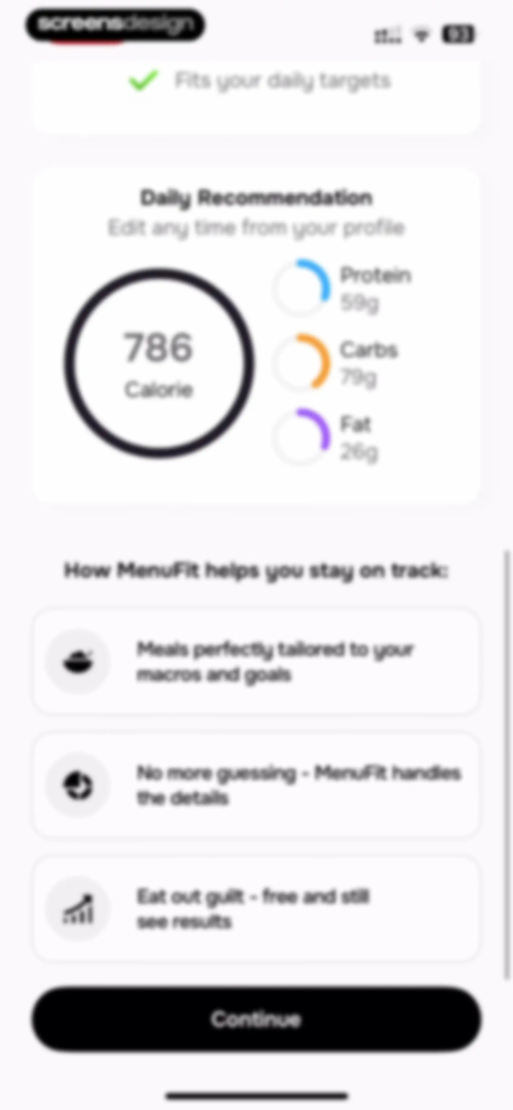 MenuFit - Healthy Eating Out screen 41