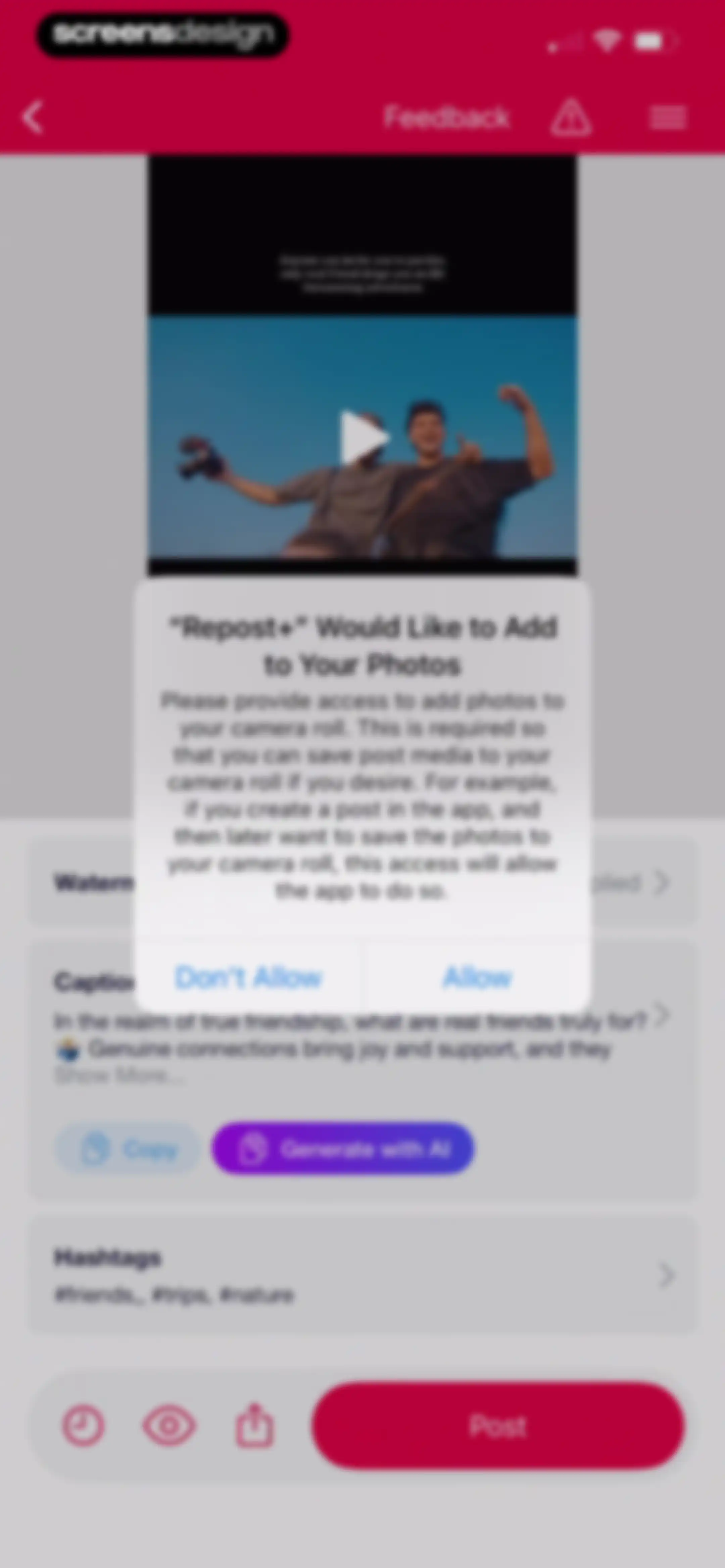 Repost+ for Instagram . screen 46