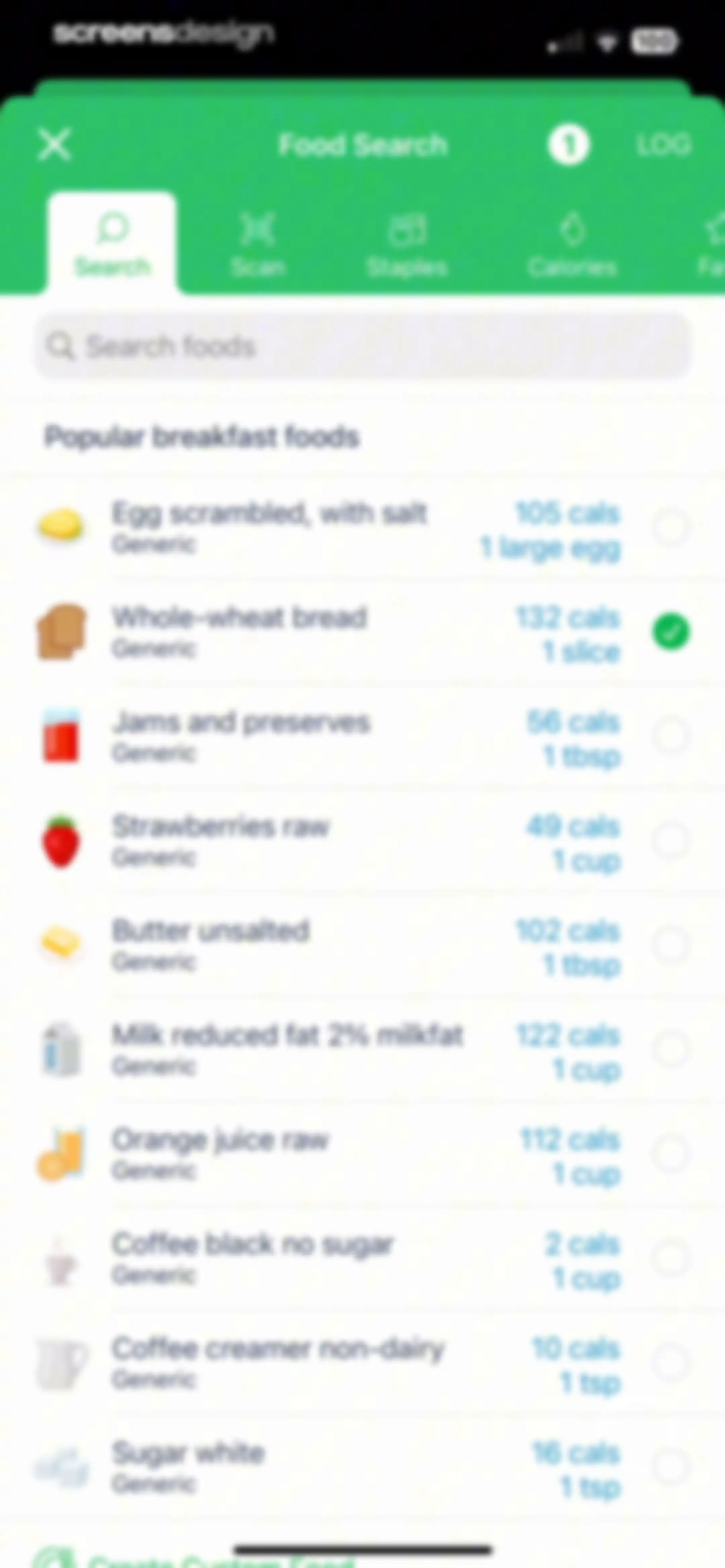Calorie Counter - MyNetDiary screen 192