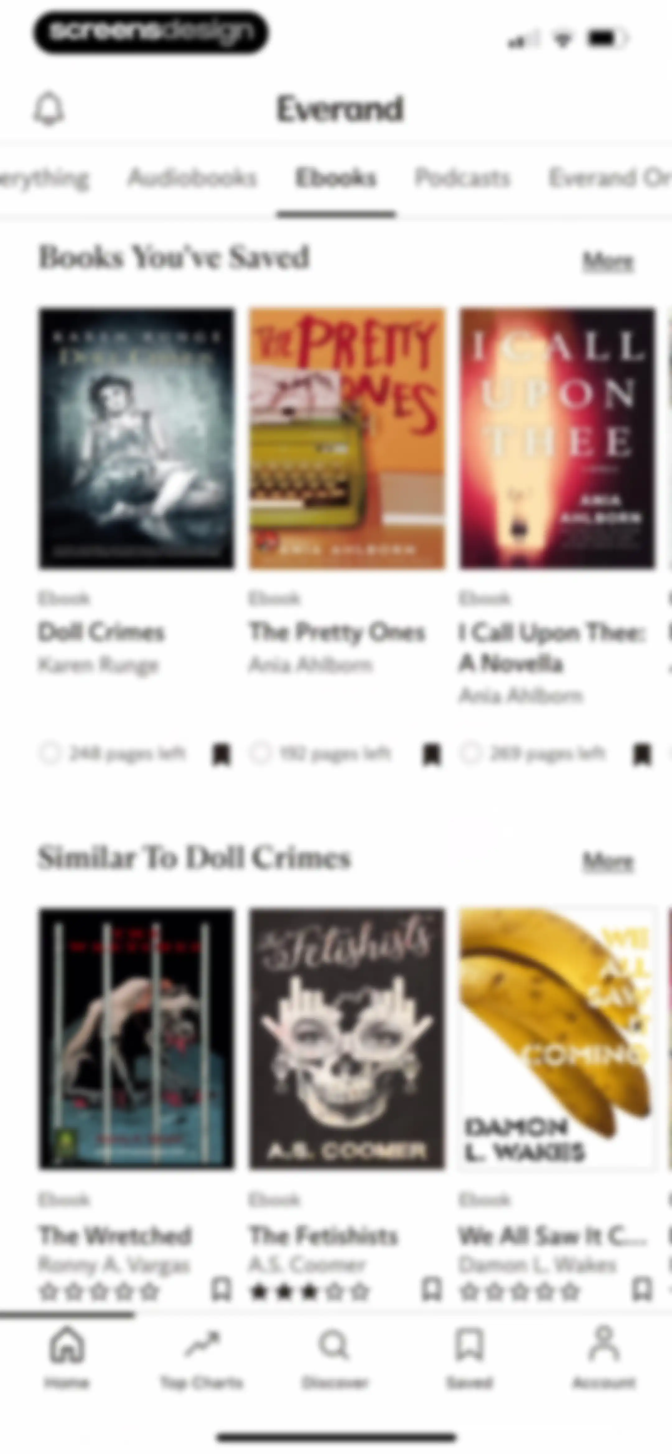 Everand: Audiobooks & Ebooks screen 112