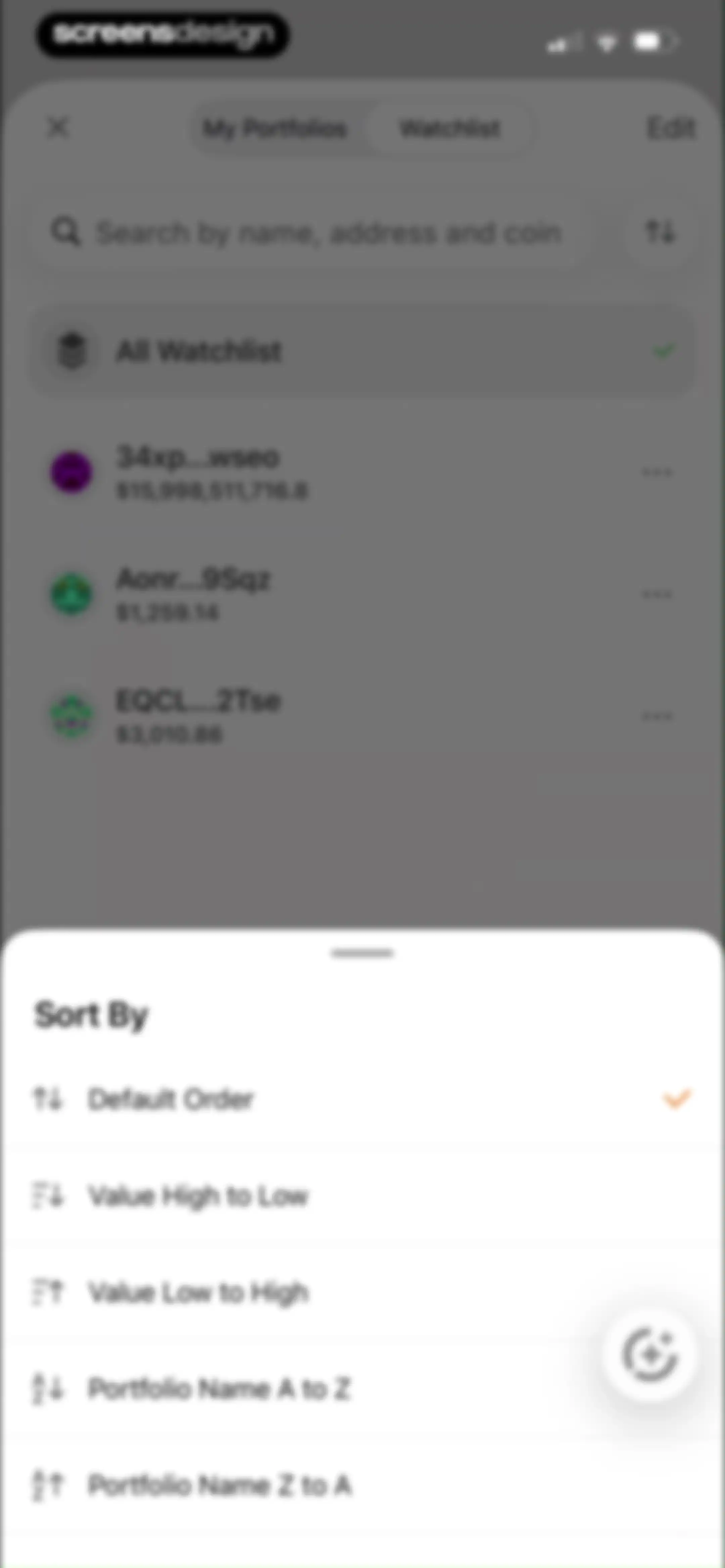 CoinStats: Crypto Portfolio screen 134