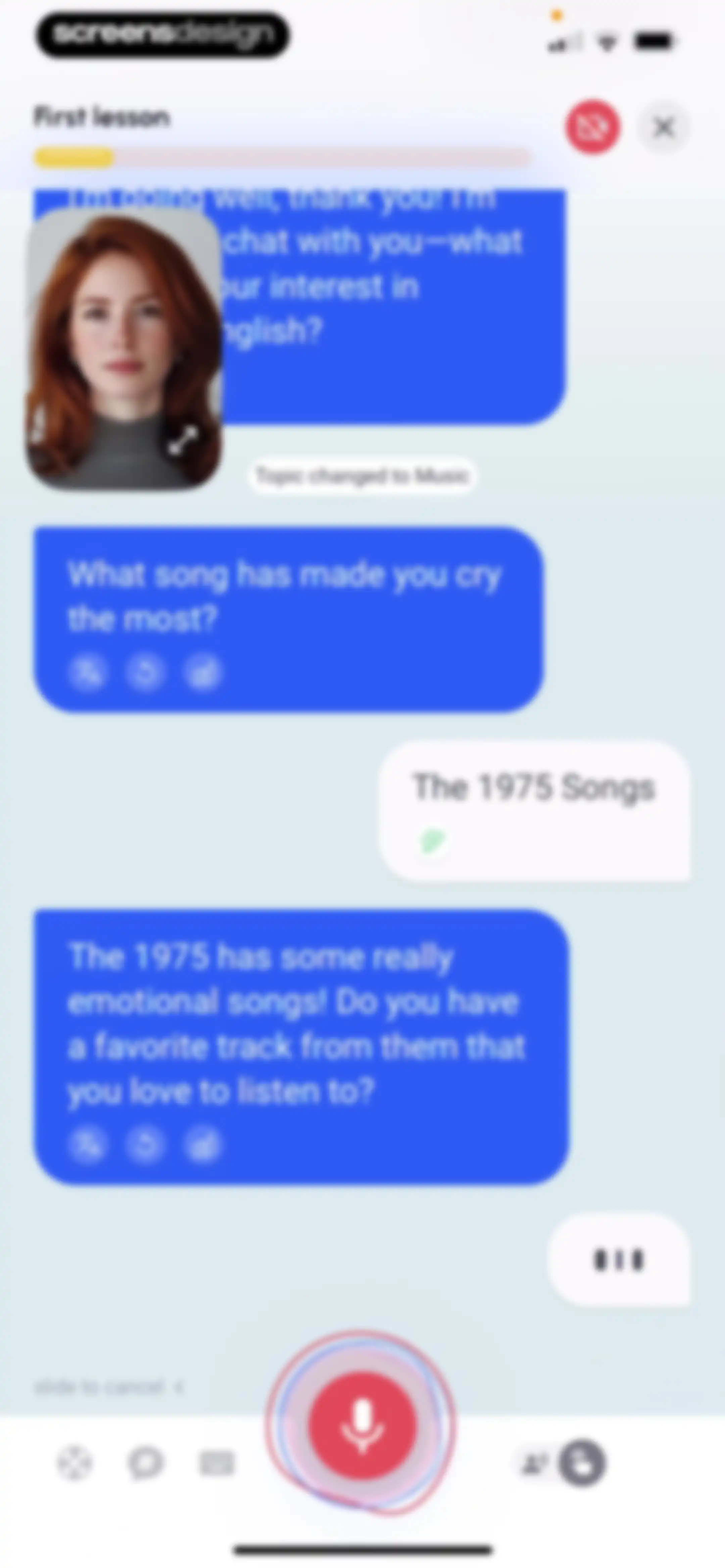 Speak English with Loora AI screen 53