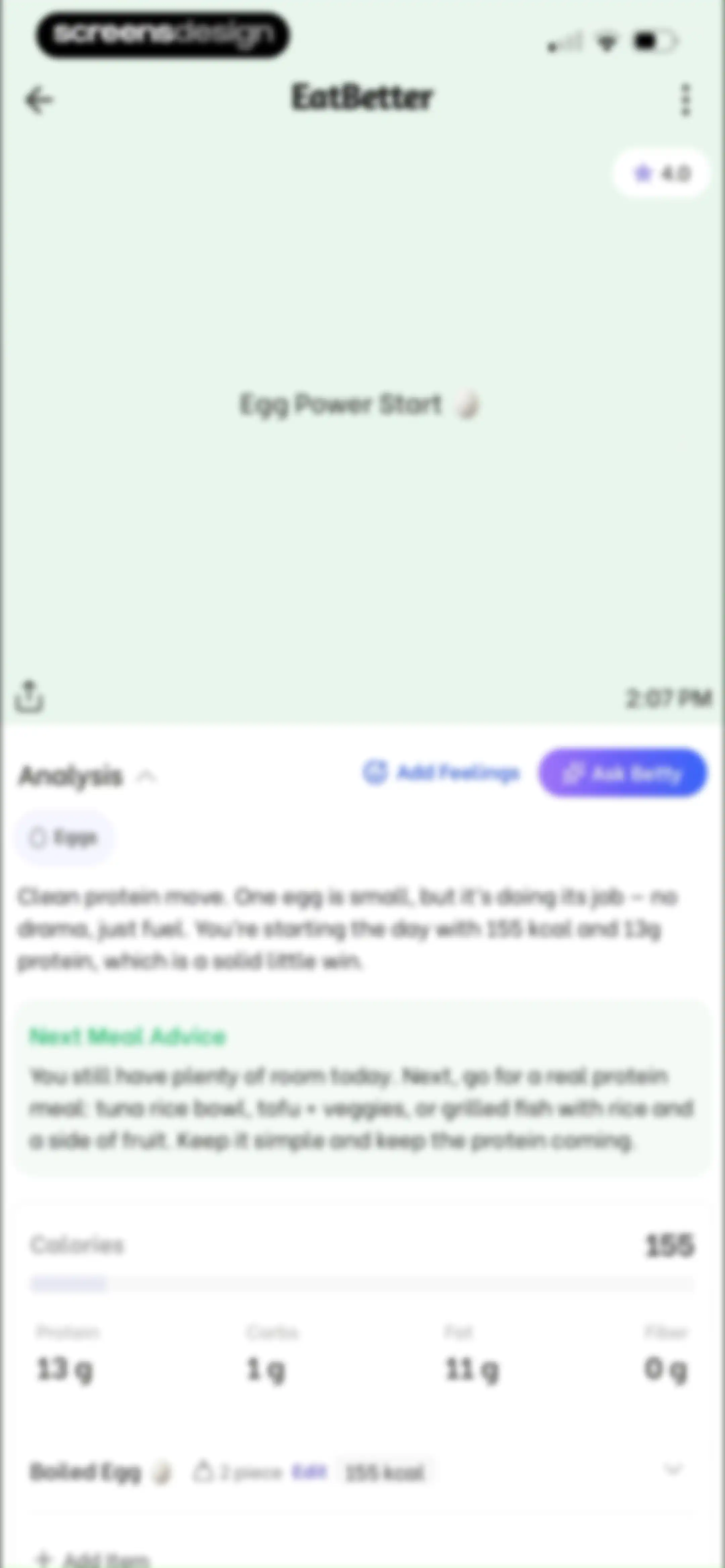 EatBetter: AI Food Journal screen 103
