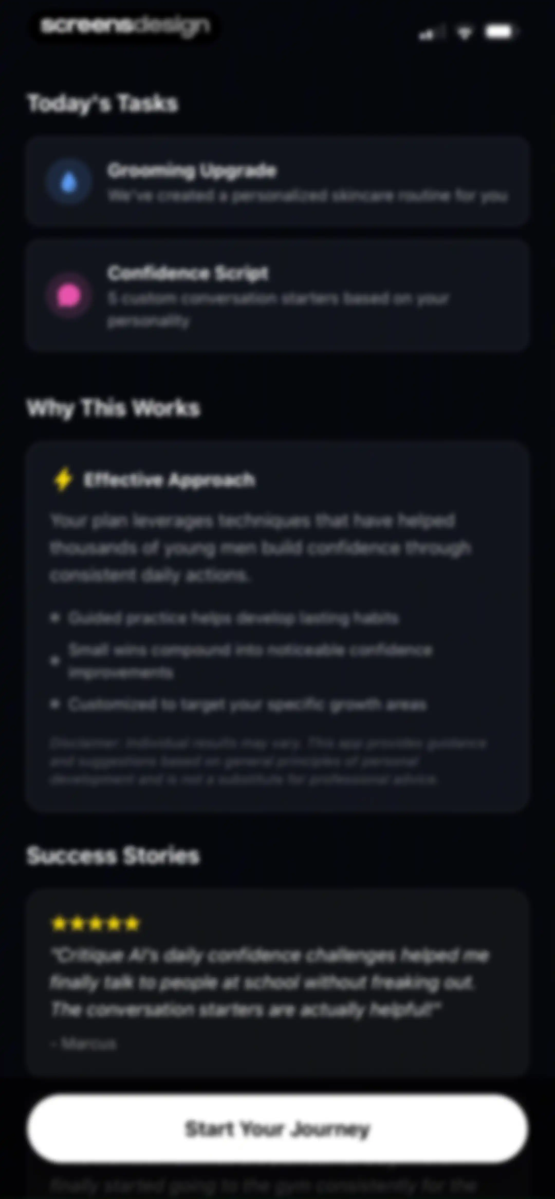 Critique AI: Habit Tracker screen 34