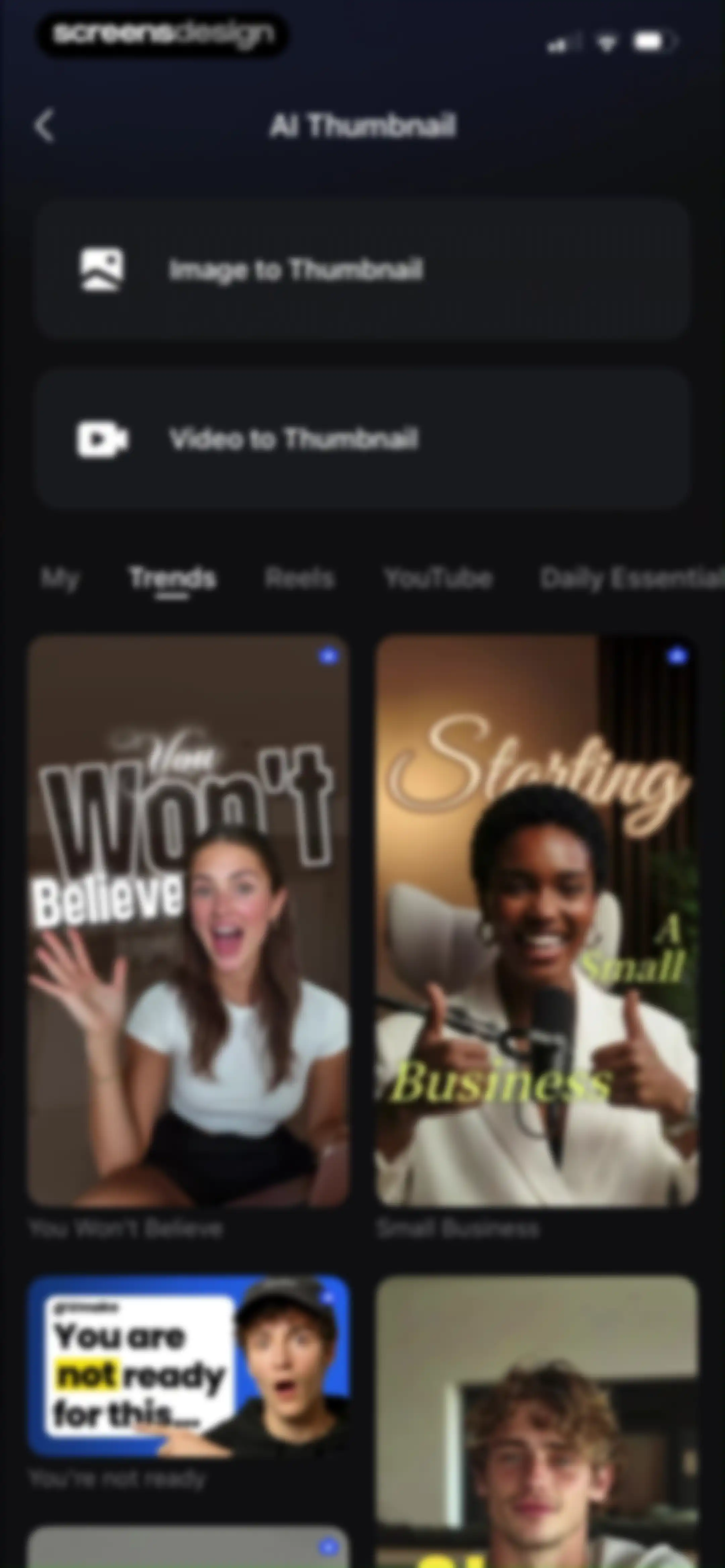 Vmake Labs: create viral video screen 140
