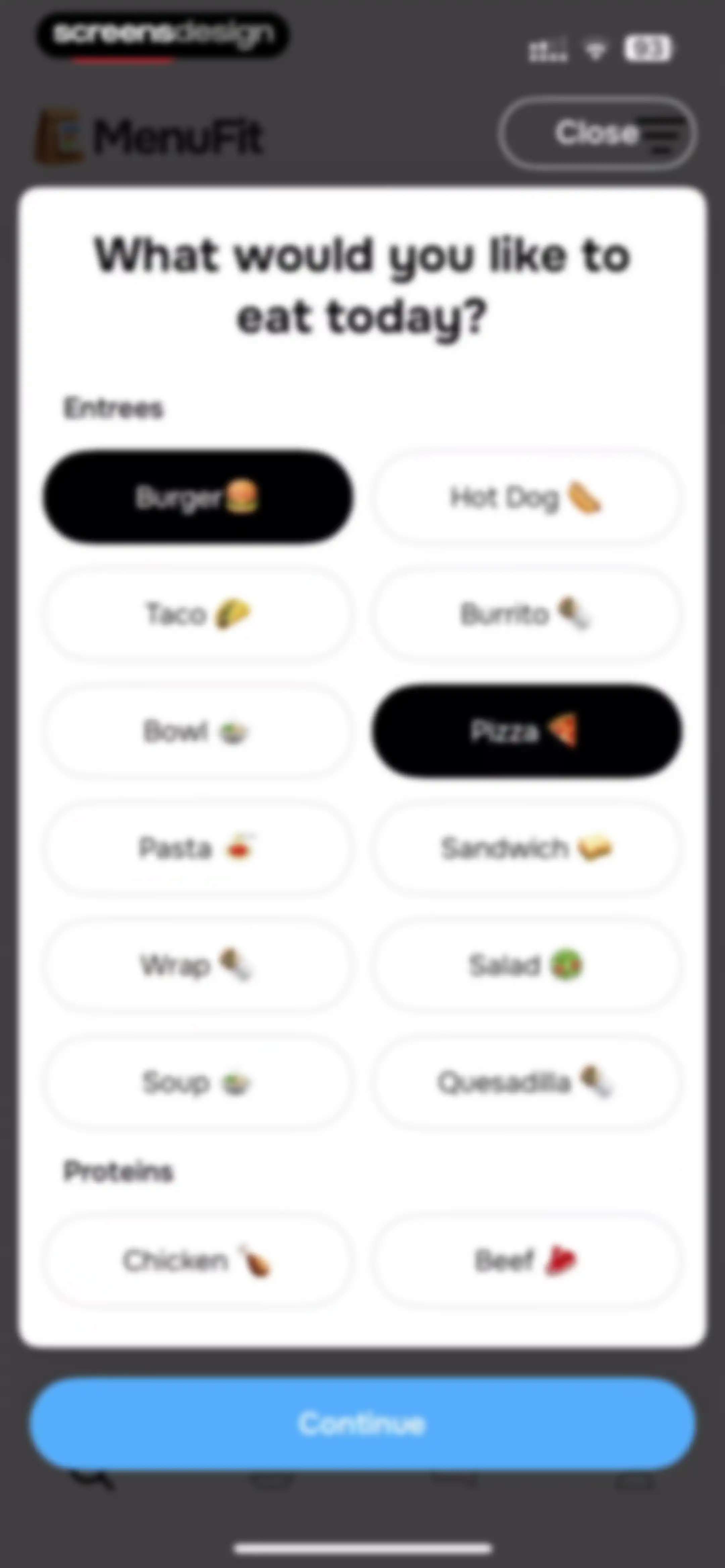 MenuFit - Healthy Eating Out screen 73
